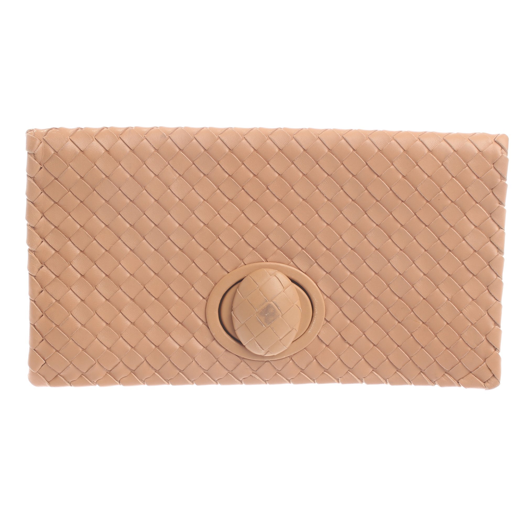 Leather clutch bag