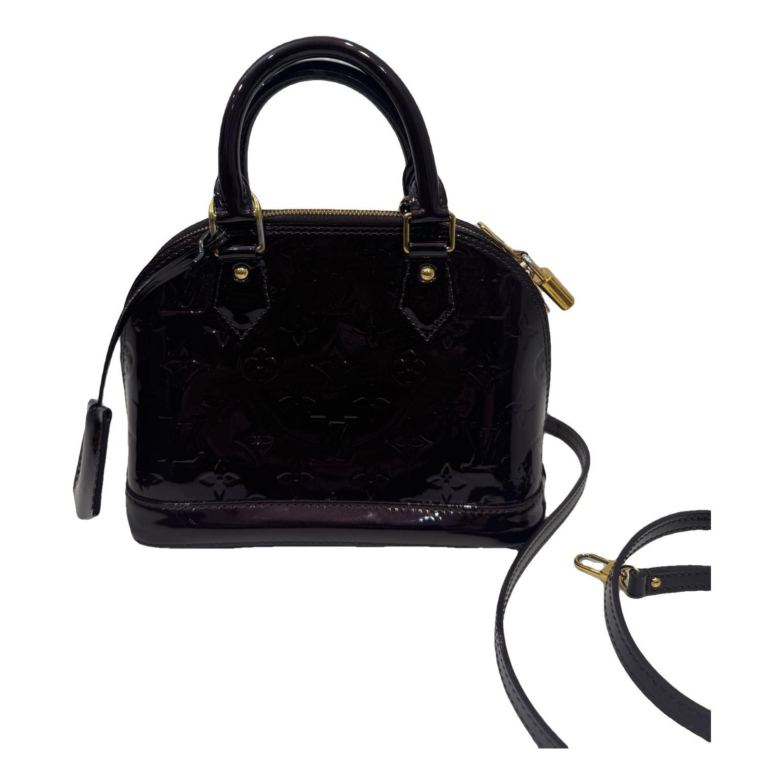Alma BB patent leather handbag