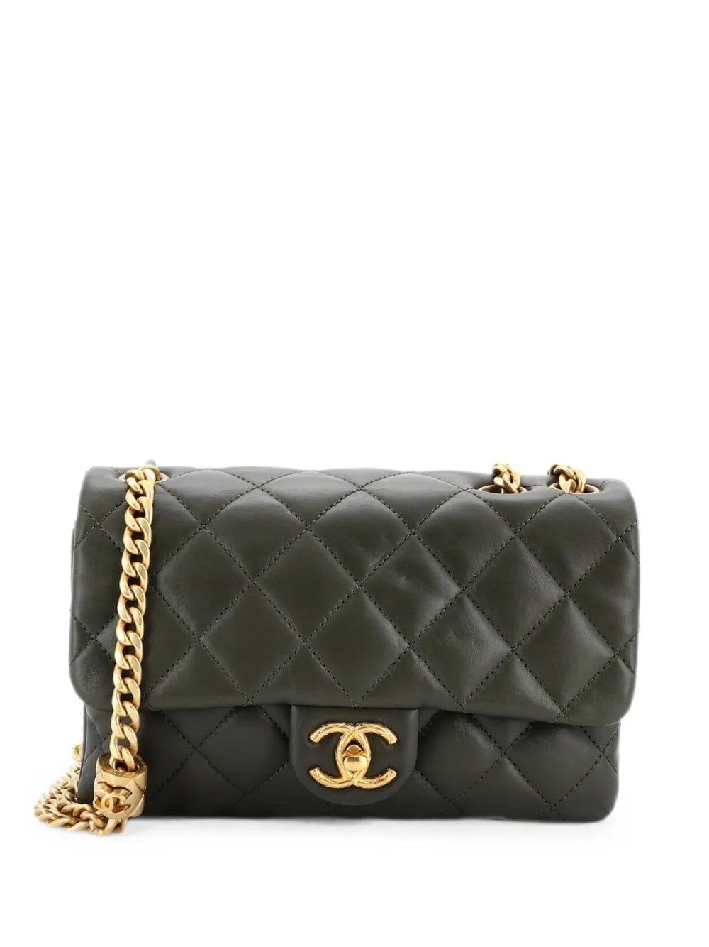 All Slide Long Flap Bag Quilted Lambskin Small shoulder bag
