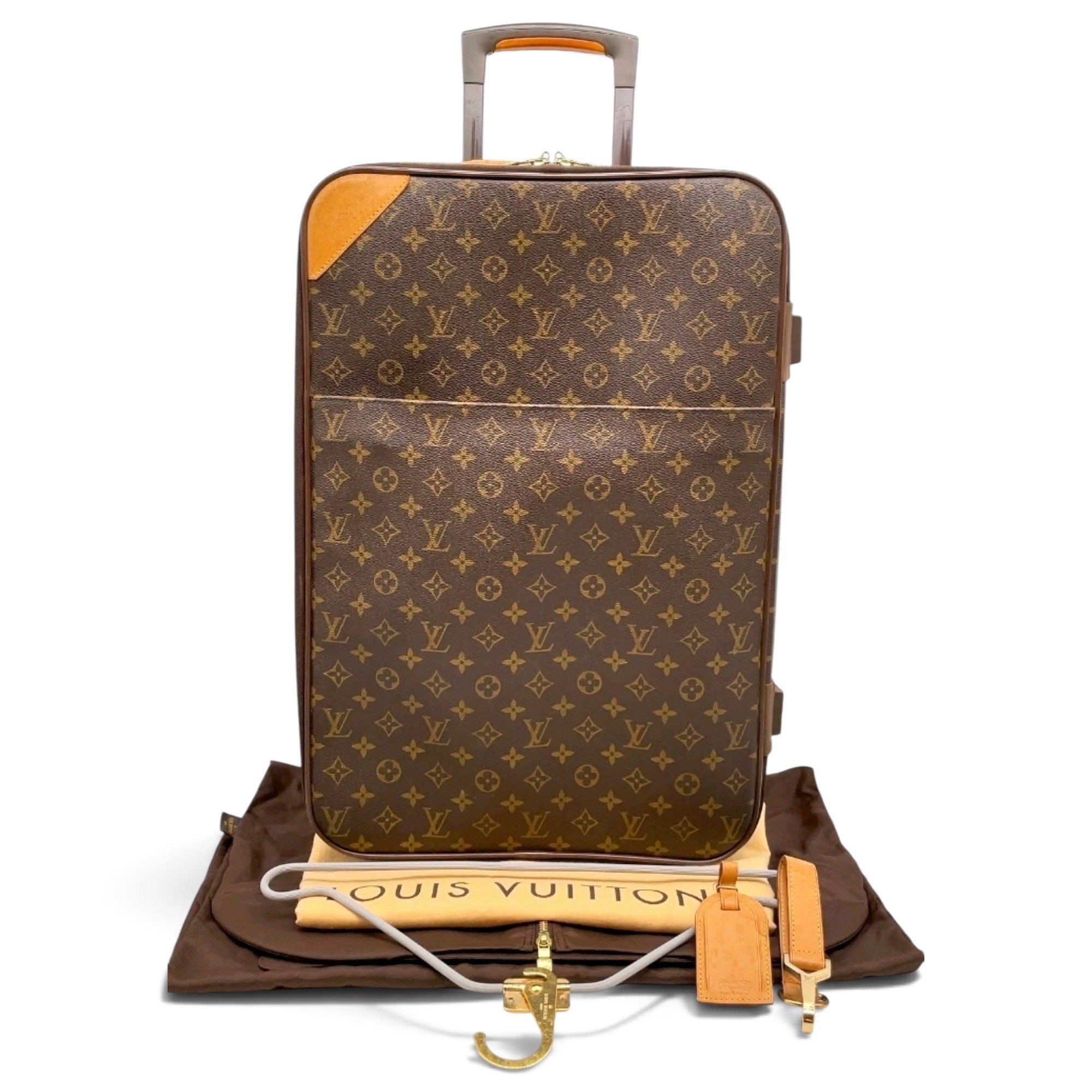 Louis Vuitton Pegase leather travel bag