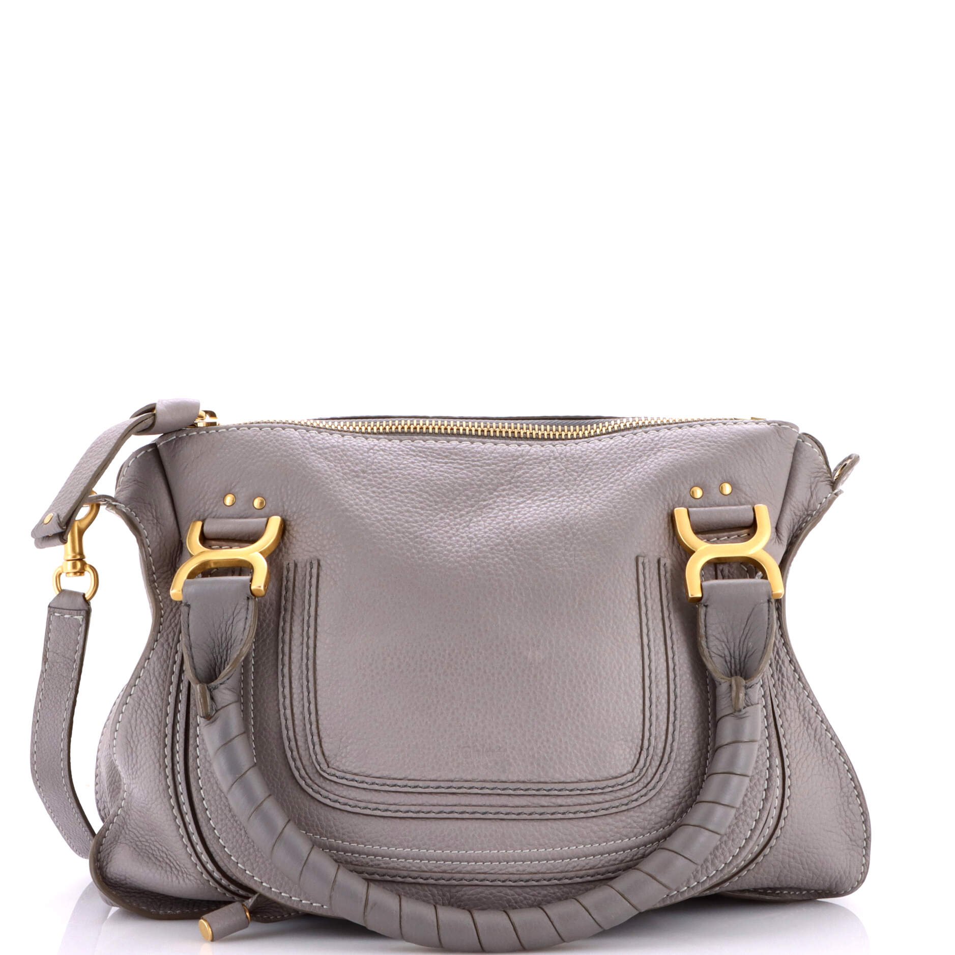 Marcie Satchel Leather Medium