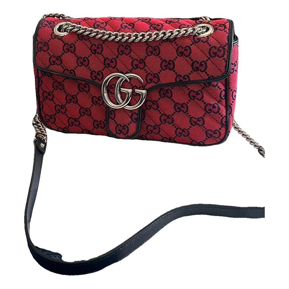 GG Marmont Chain Flap leather crossbody bag