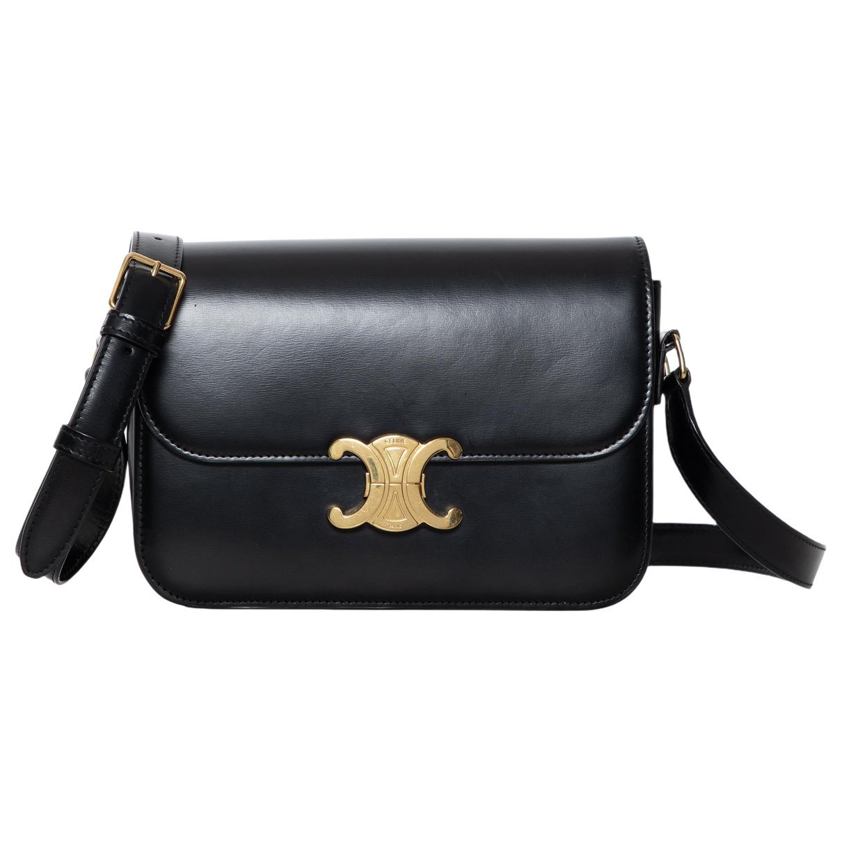 Triomphe leather handbag