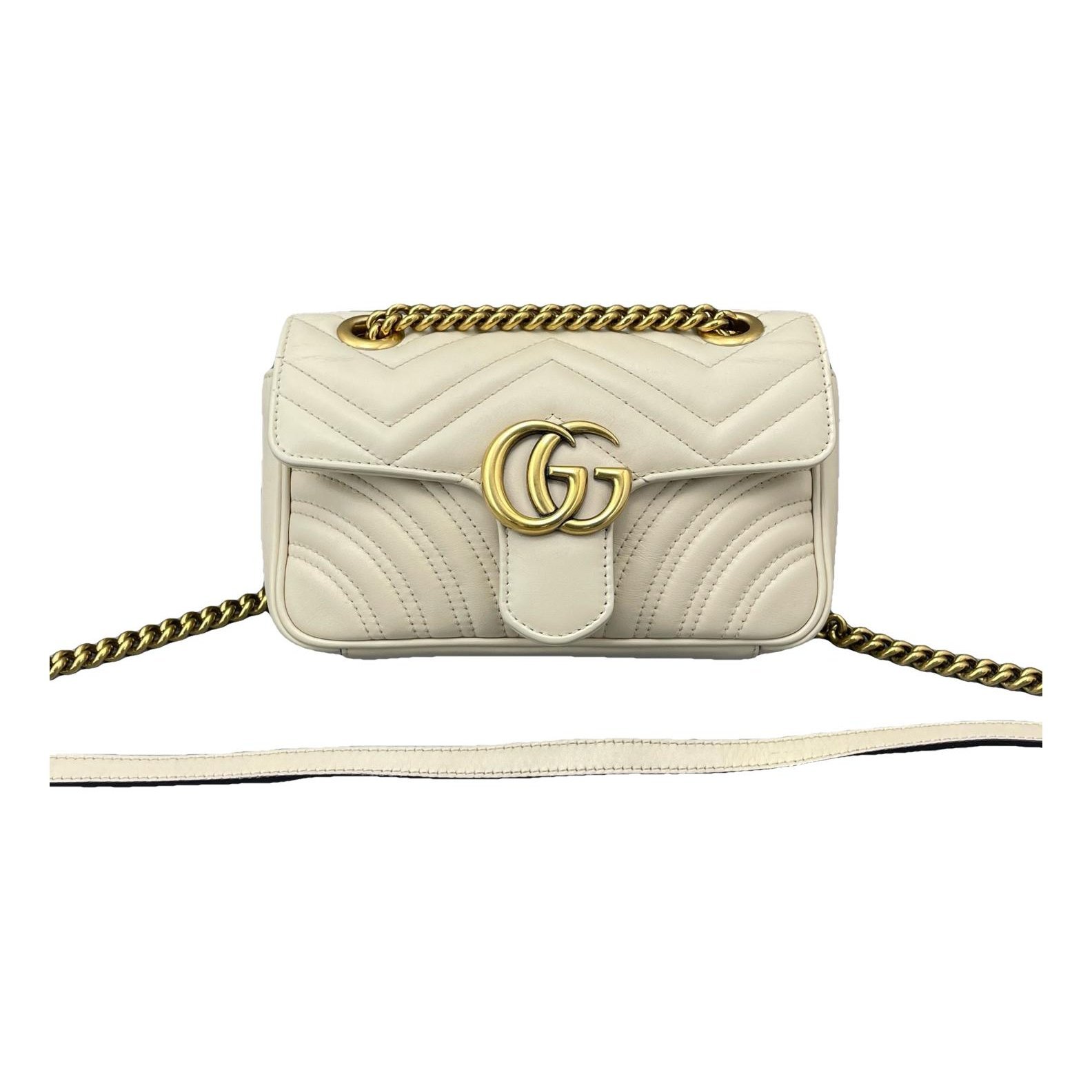 GG Marmont Flap leather crossbody bag