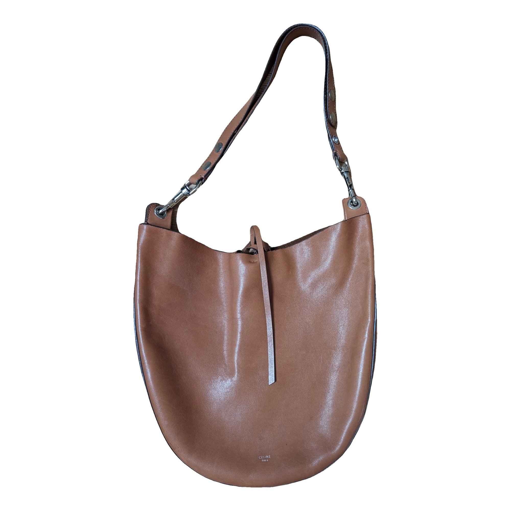 Hobo leather handbag