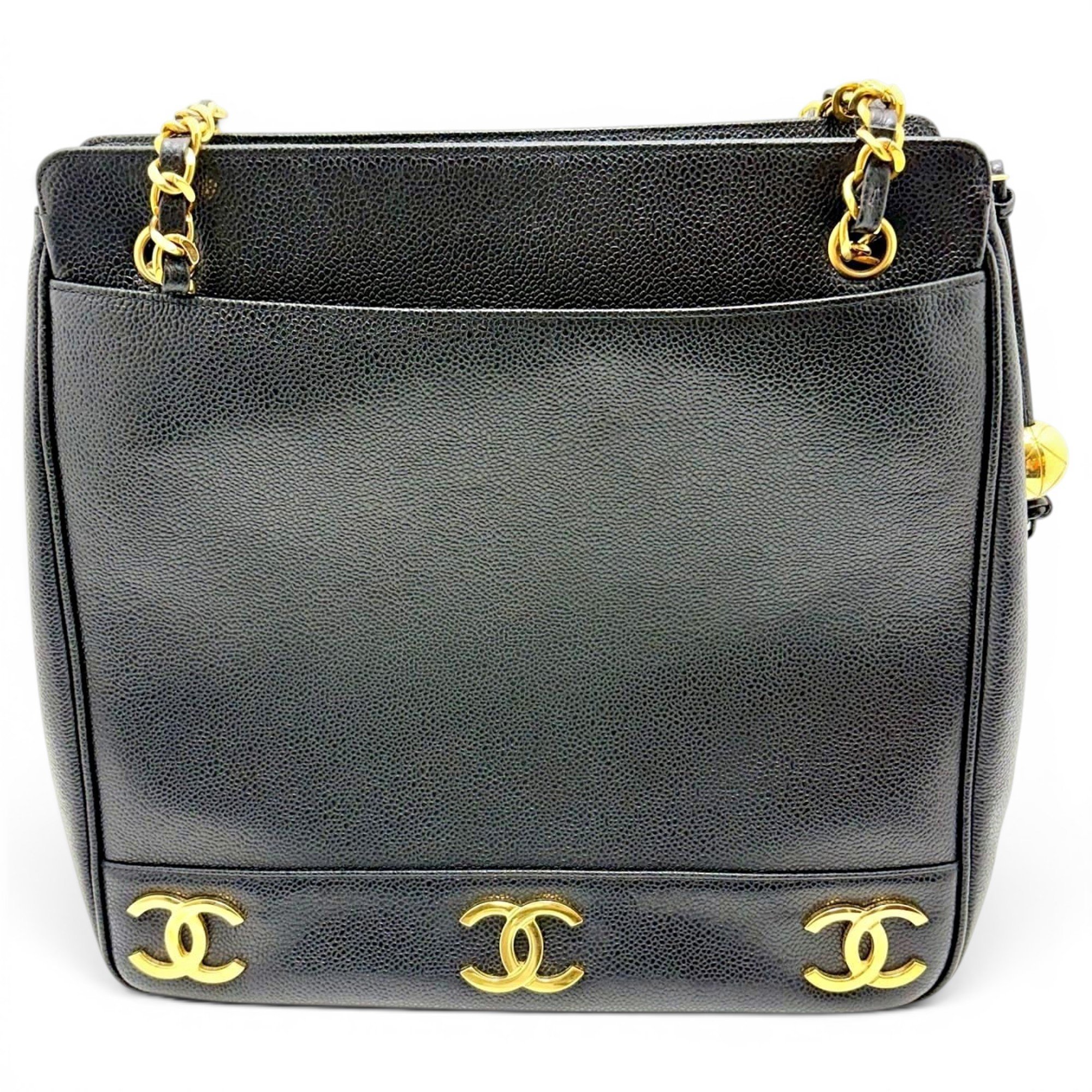 Leather tote