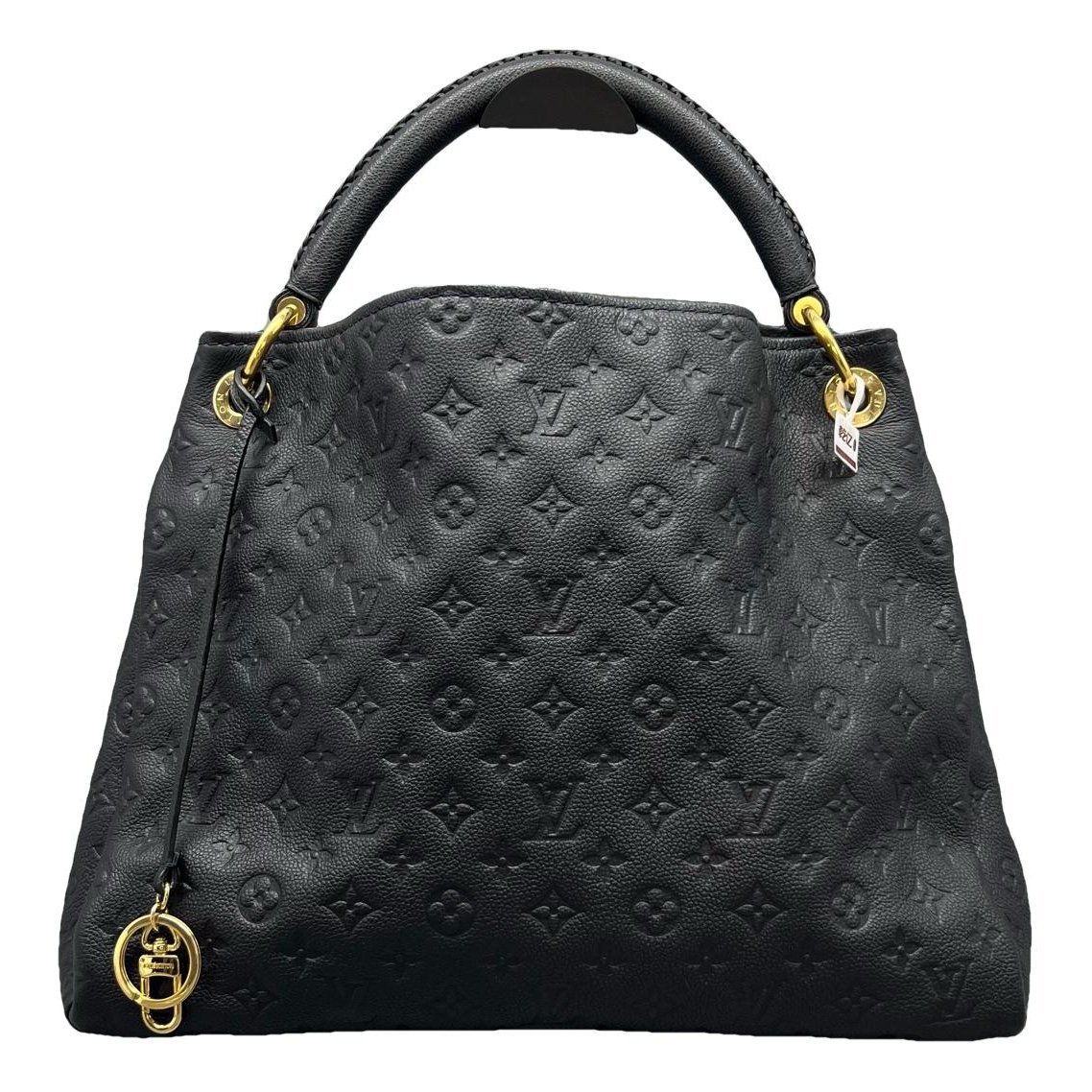 Artsy leather handbag