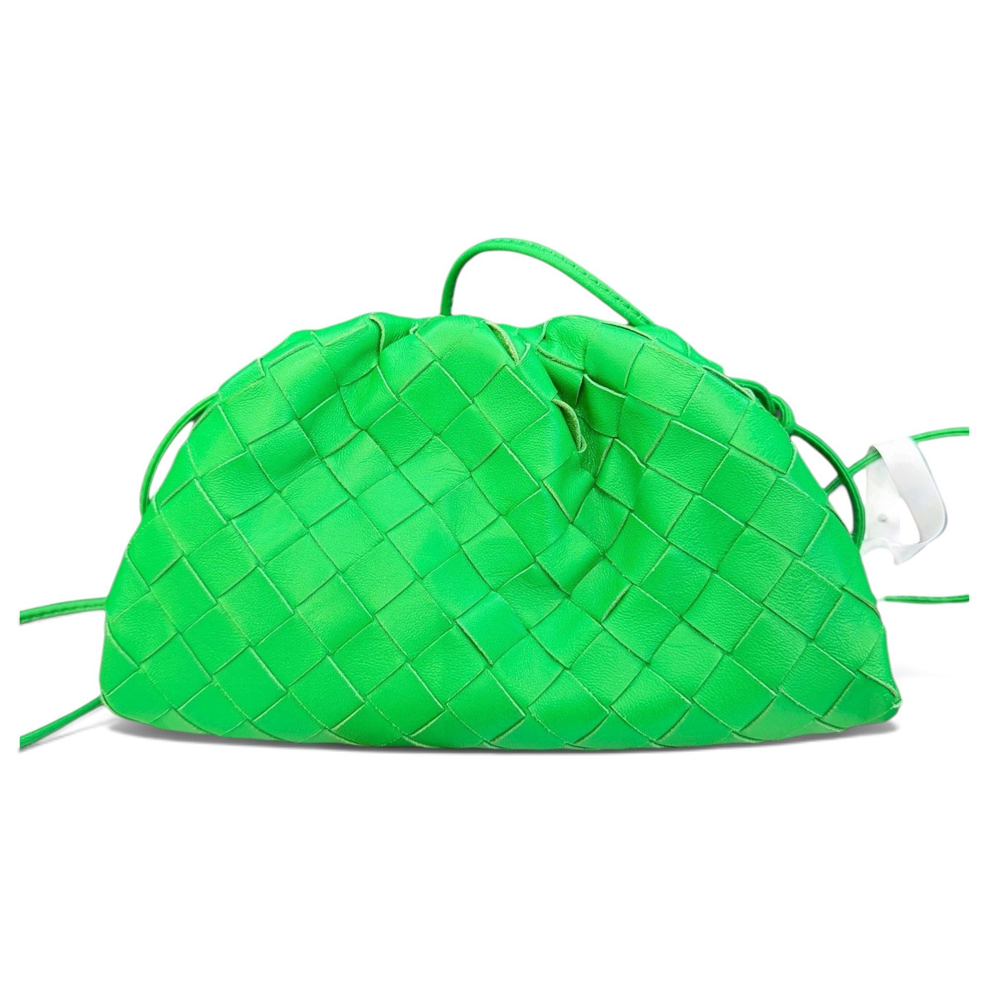 Pouch leather handbag