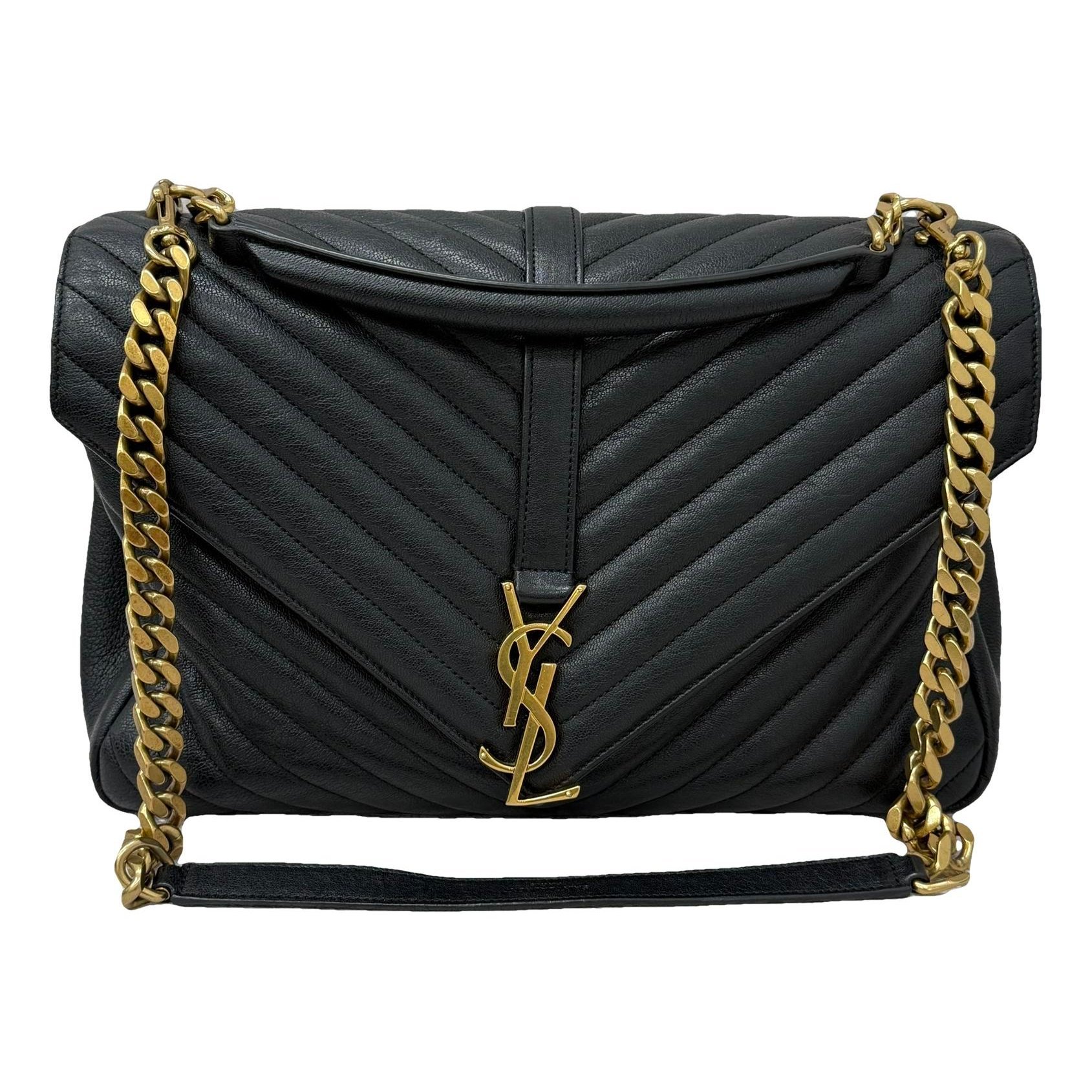 Collége monogramme leather handbag