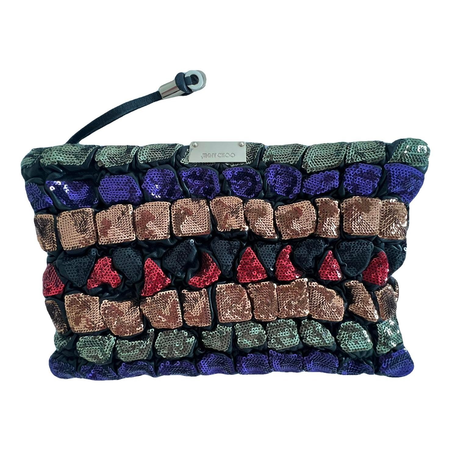 Jimmy Choo Leather clutch bag