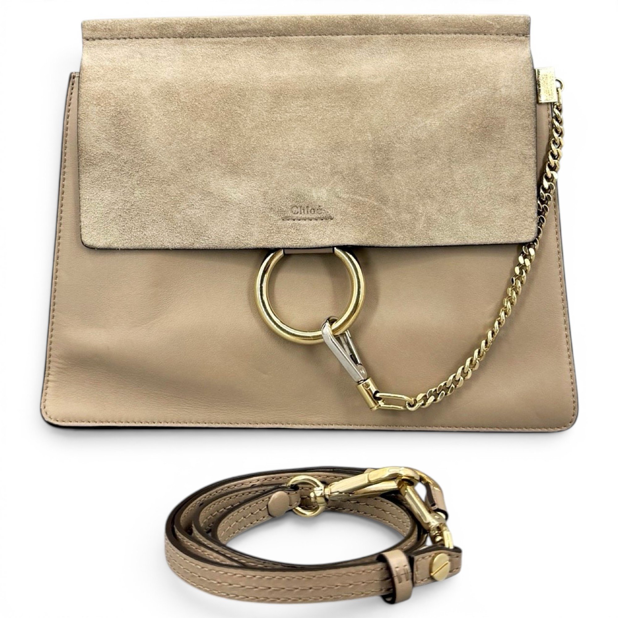 Faye leather handbag