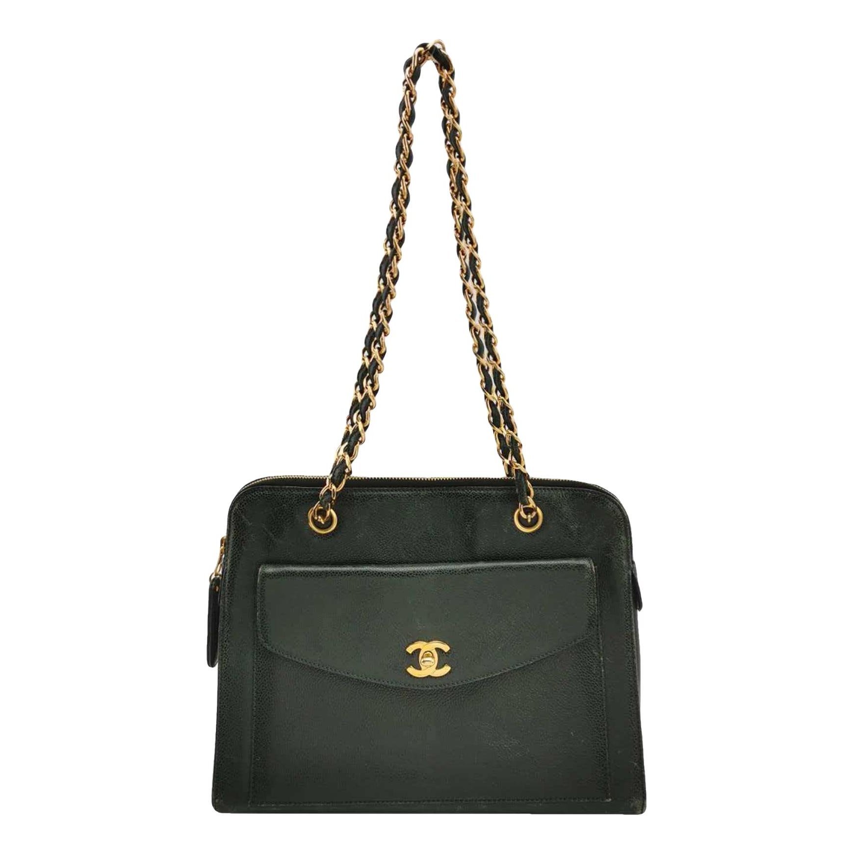 Executive leather tote
