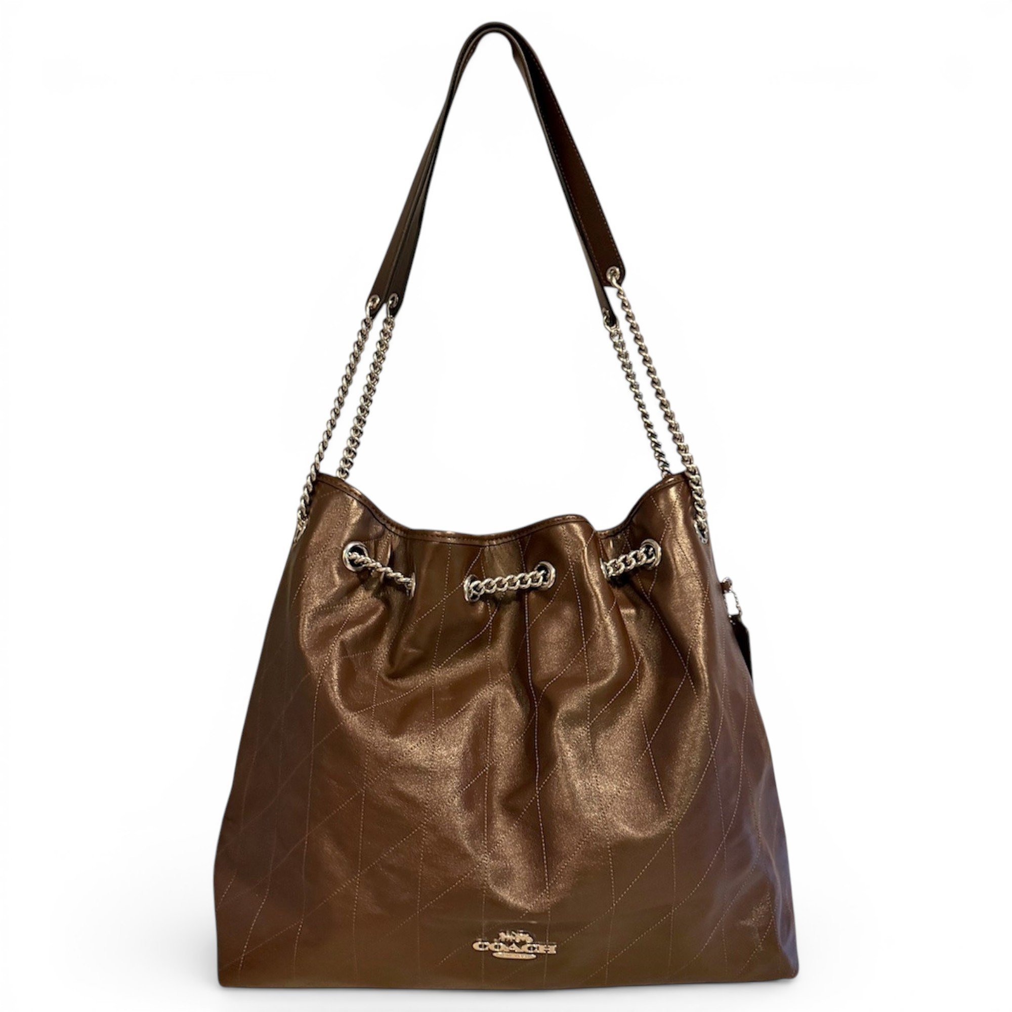 Leather handbag