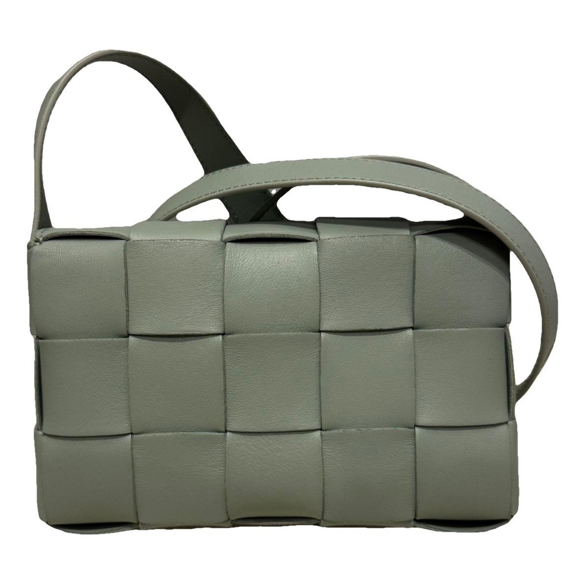 Cassette leather crossbody bag