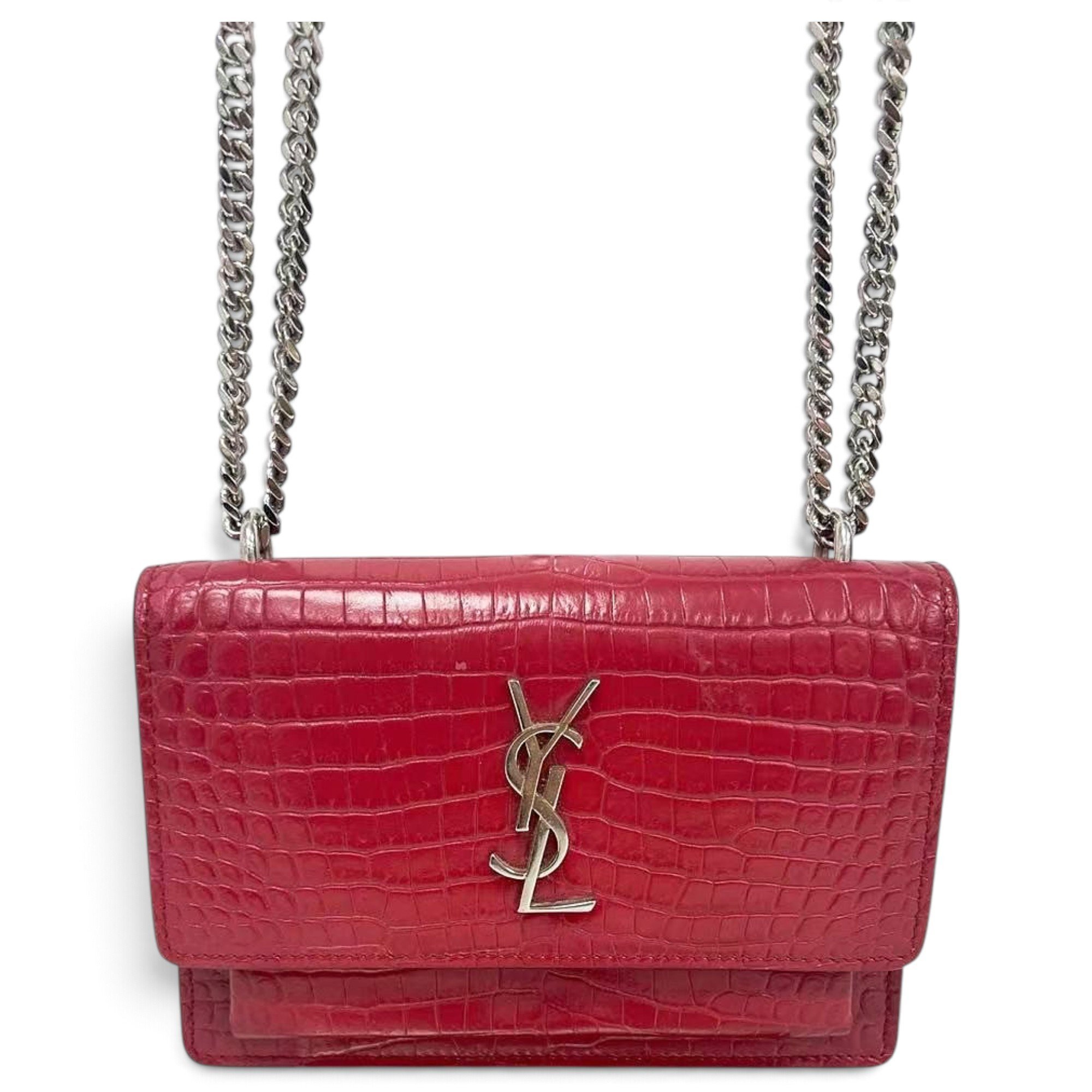 Sunset leather crossbody bag
