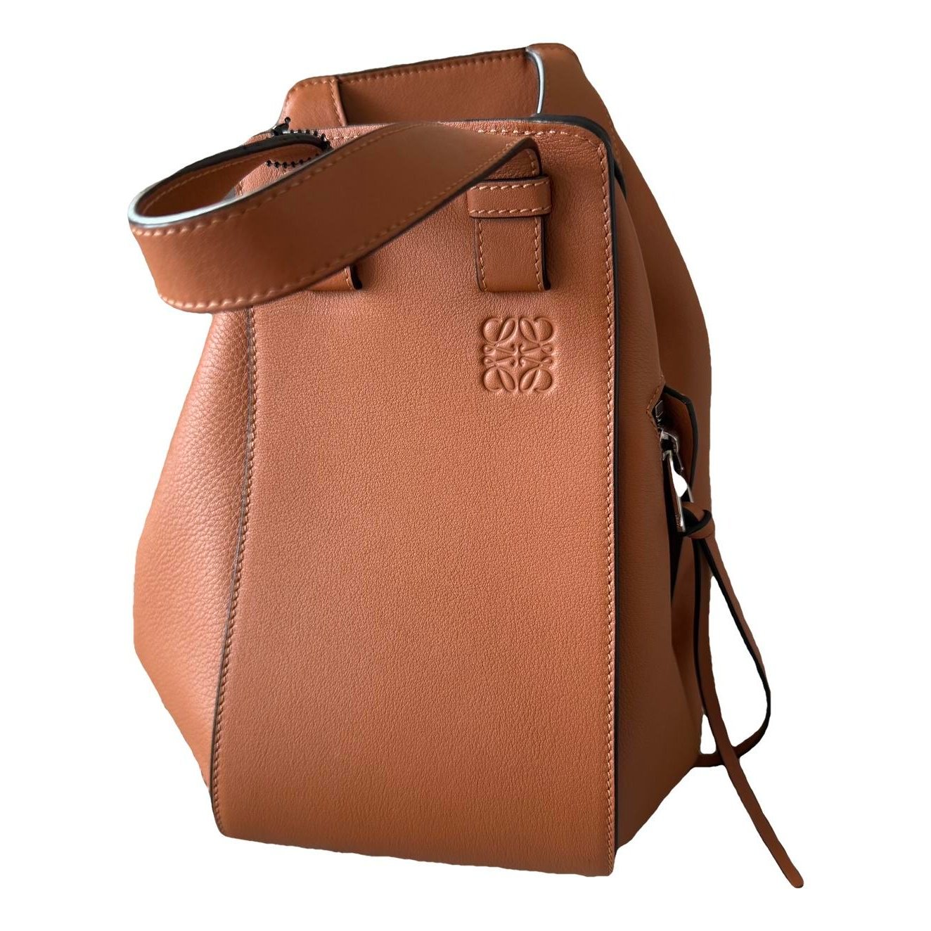 Hammock leather handbag