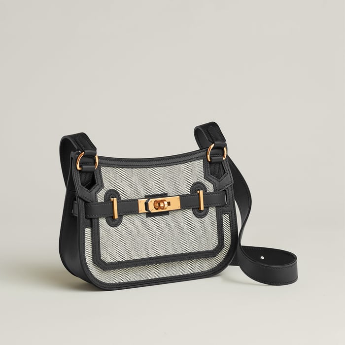 Jypsiere Mini Toile & Cuir Bag