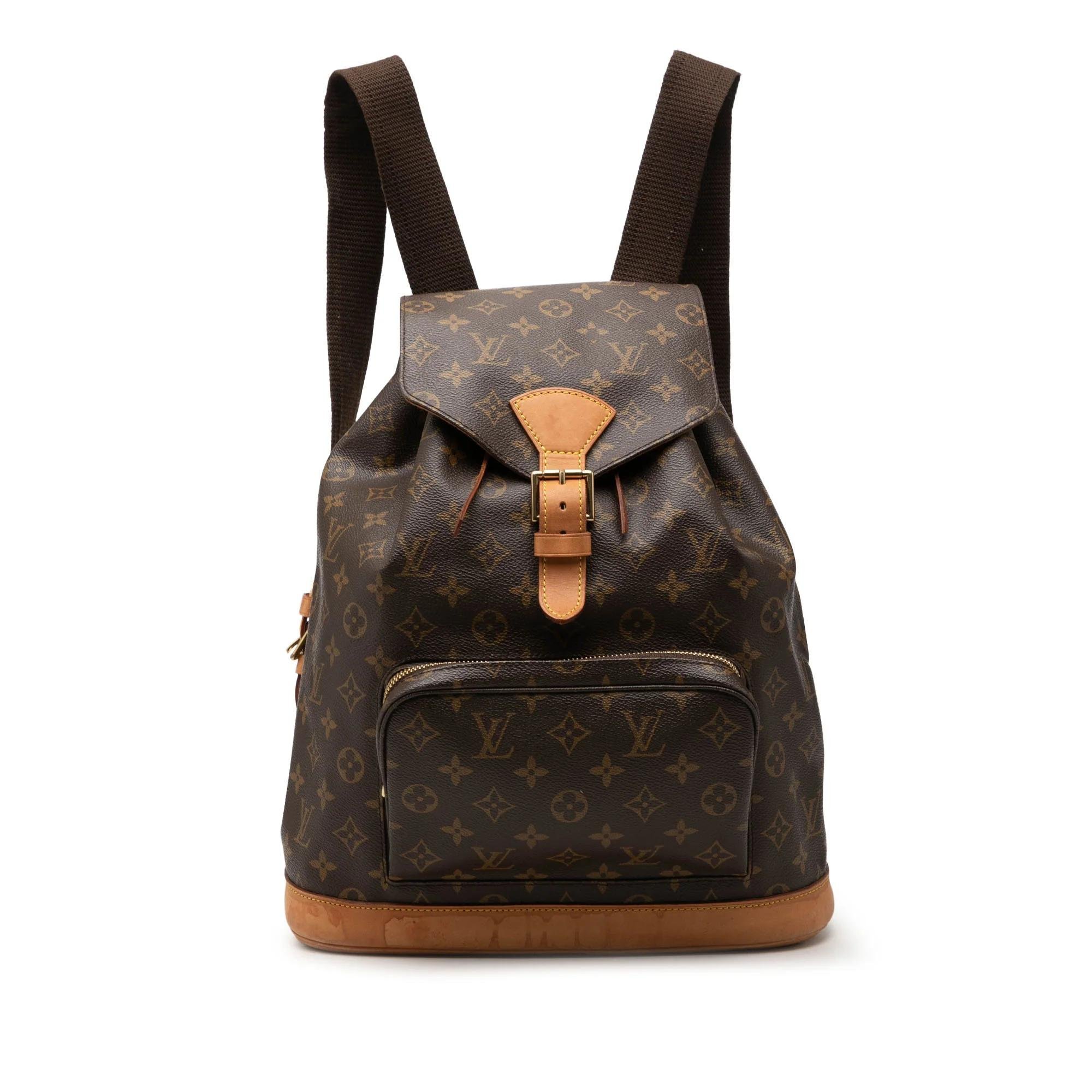 Montsouris leather backpack