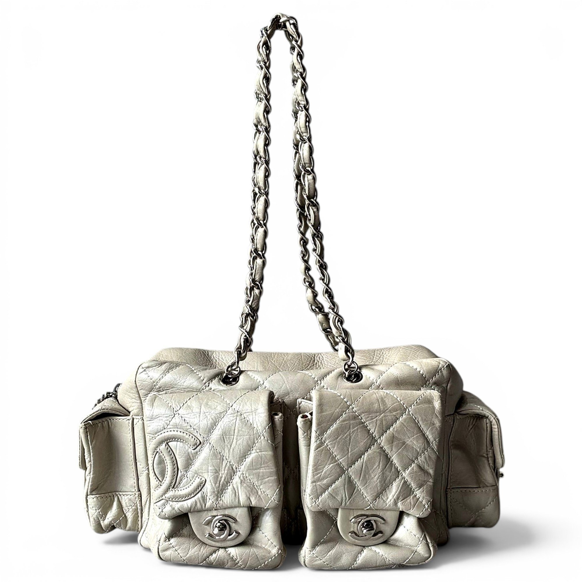 Cambon Reporter leather handbag