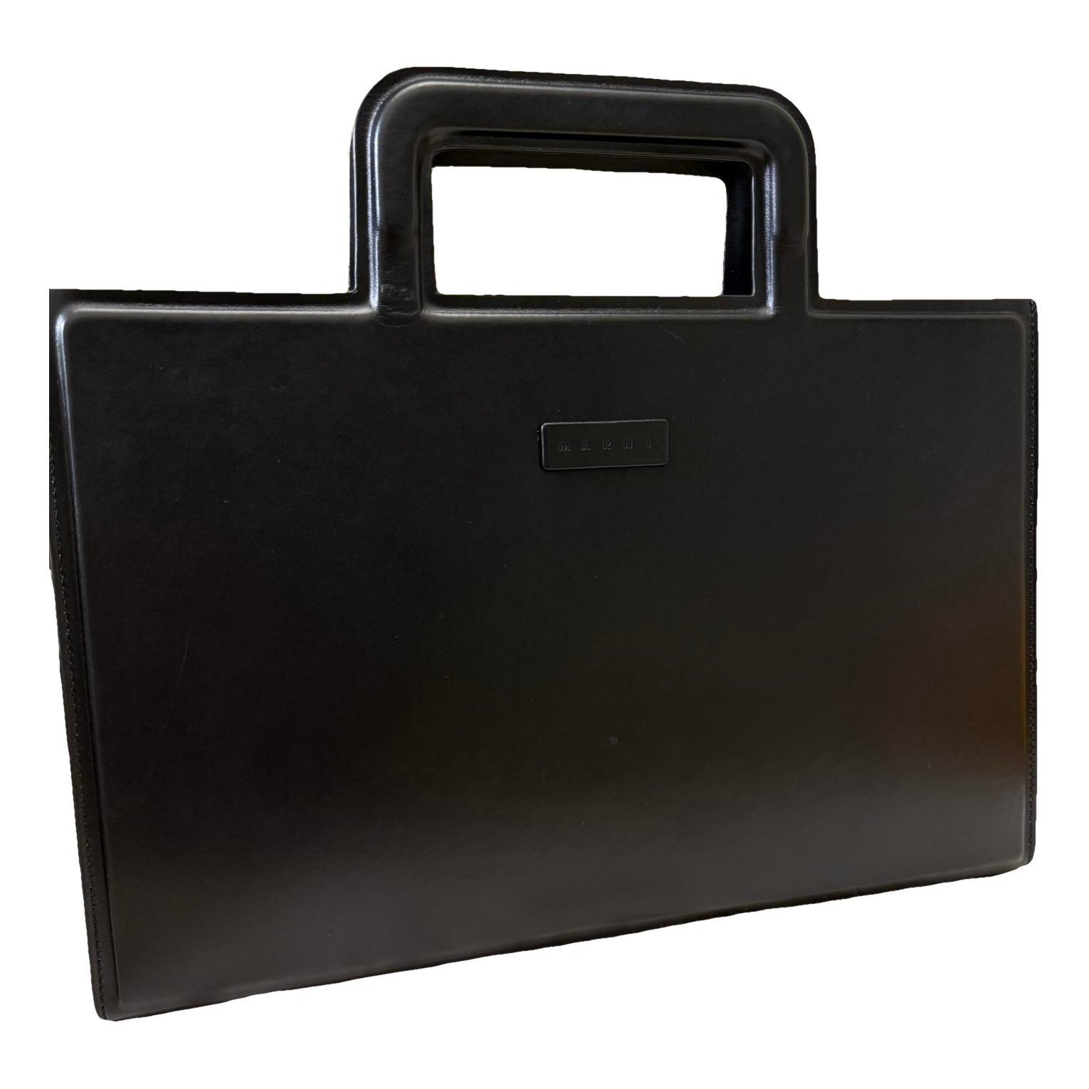 Leather travel bag