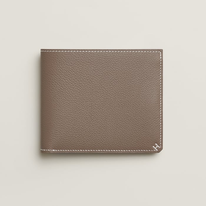Étoupe H Sellier Compact Wallet