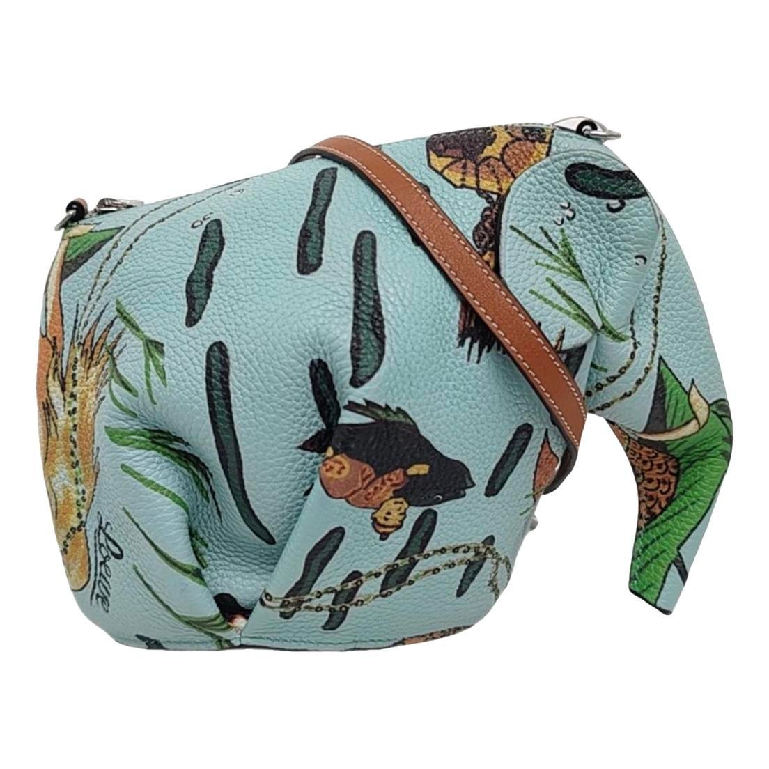 Animals leather crossbody bag