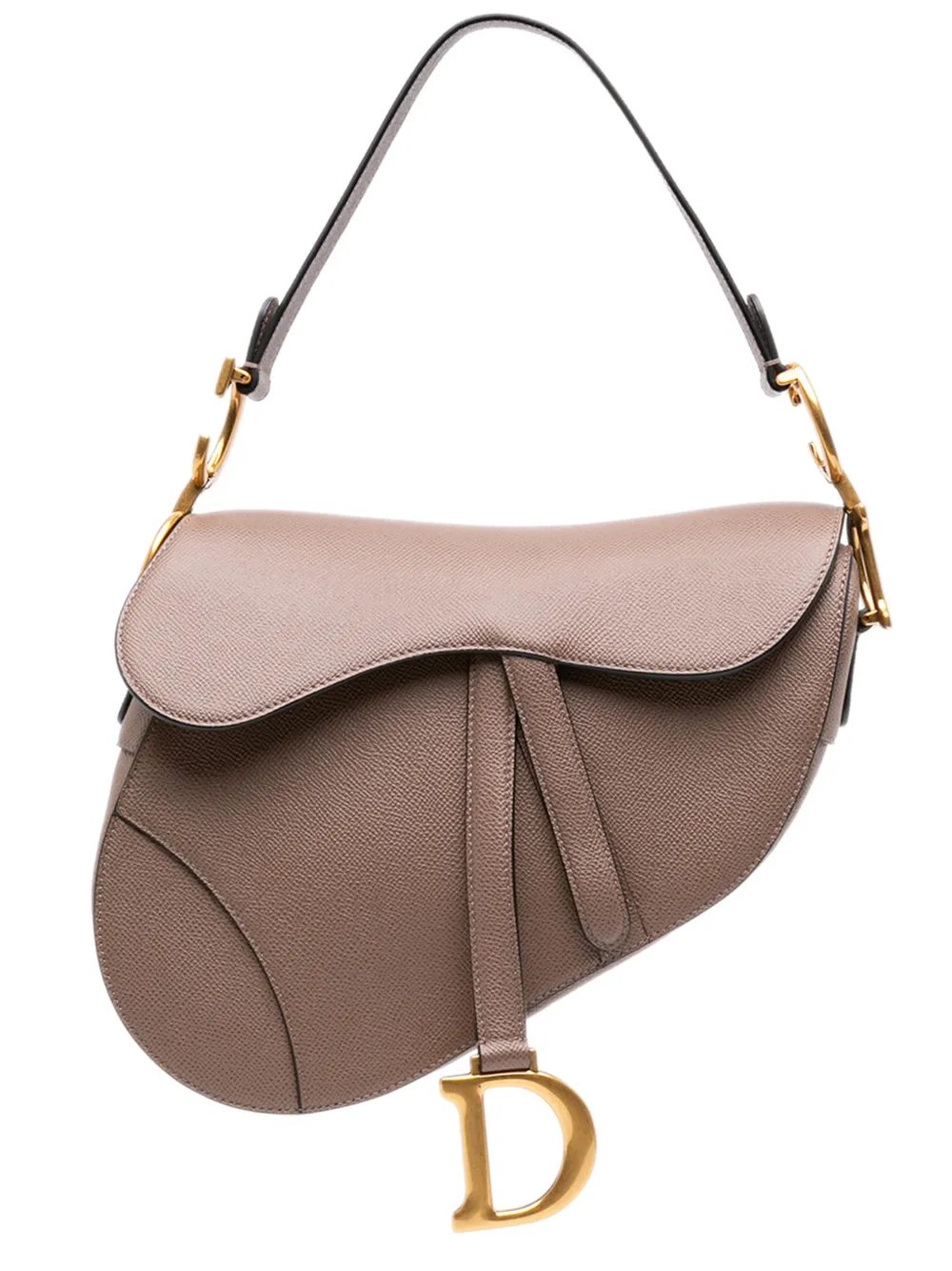 Dior 2022 Grained Calfskin Saddle Bag shoulder bag