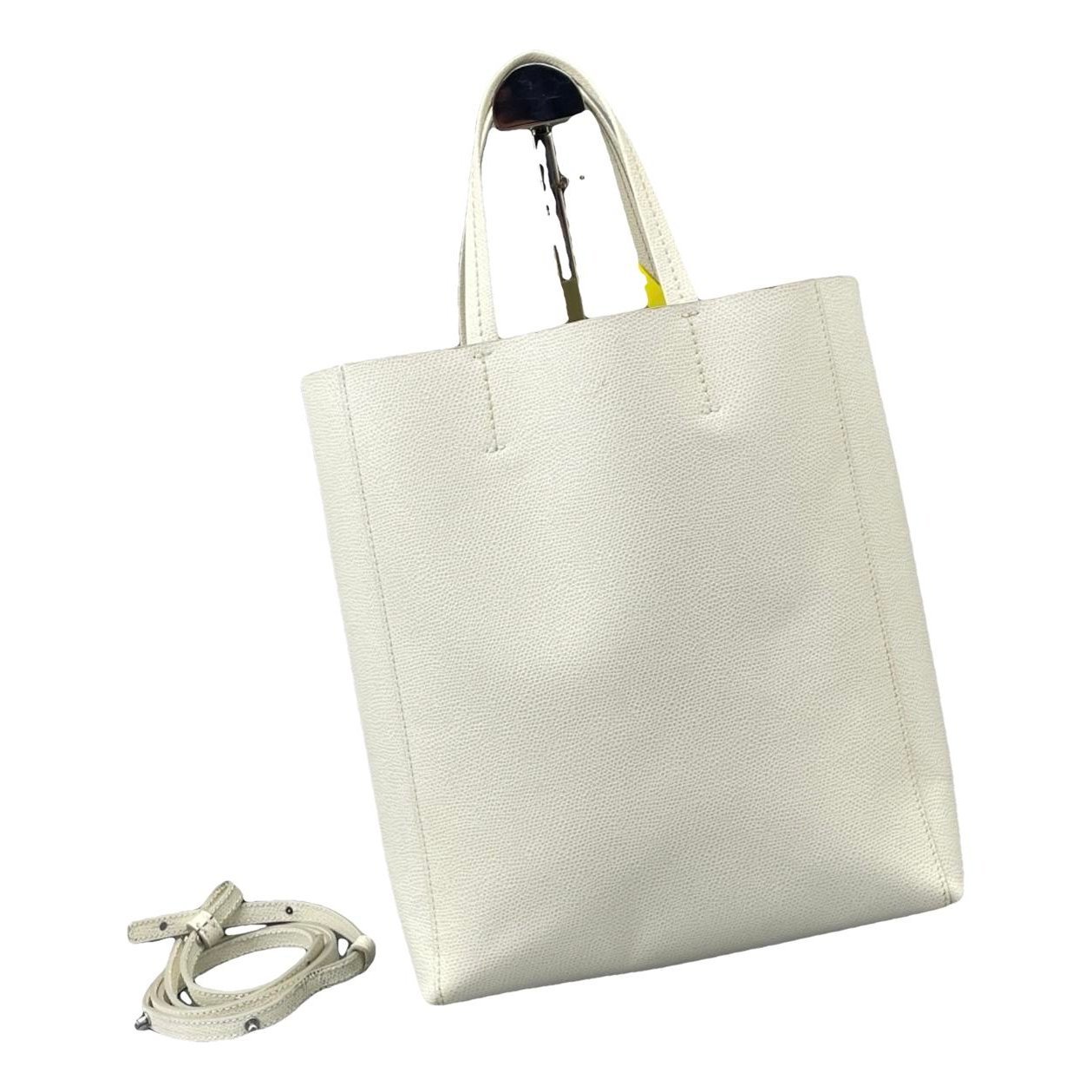 Cabas leather handbag