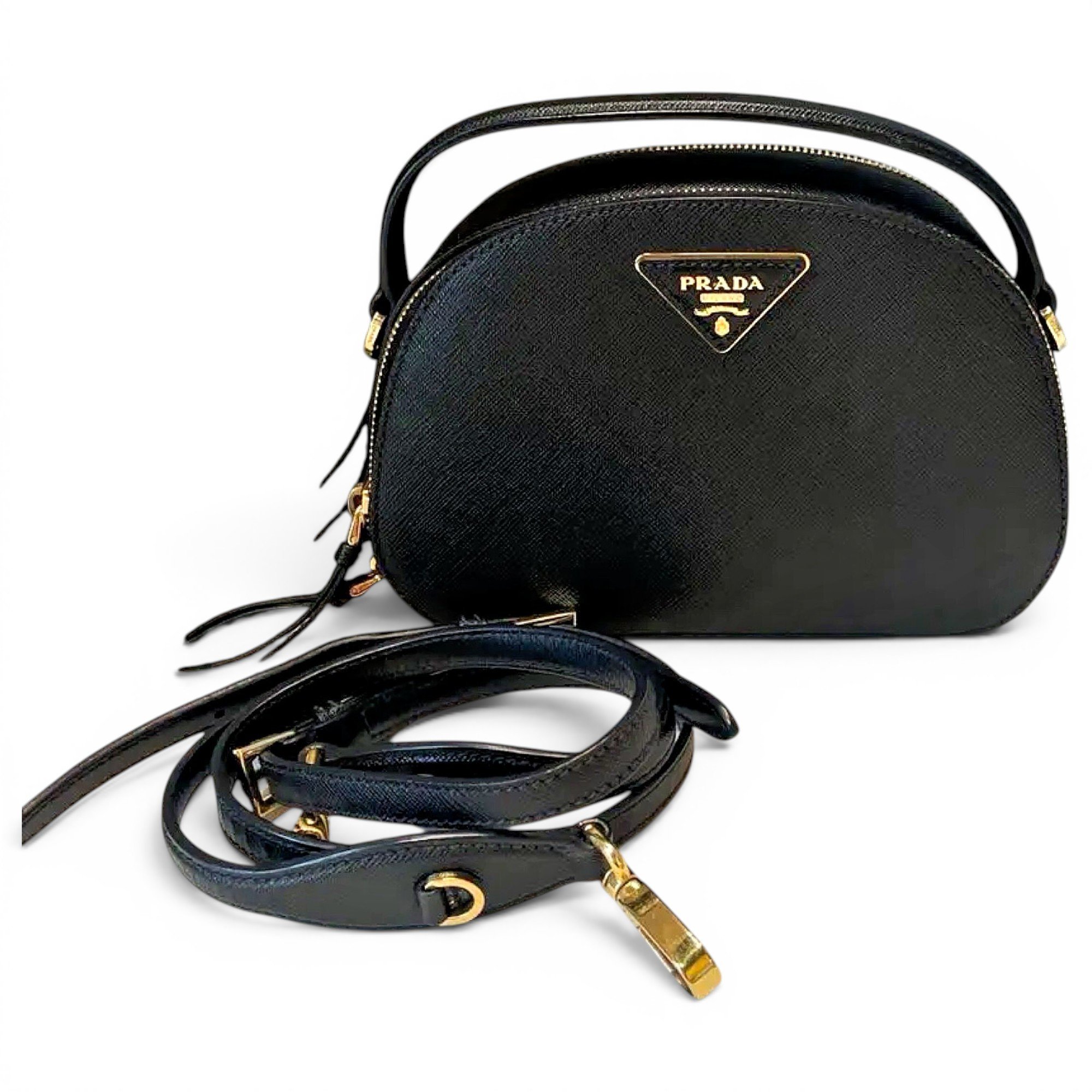 Odette leather crossbody bag