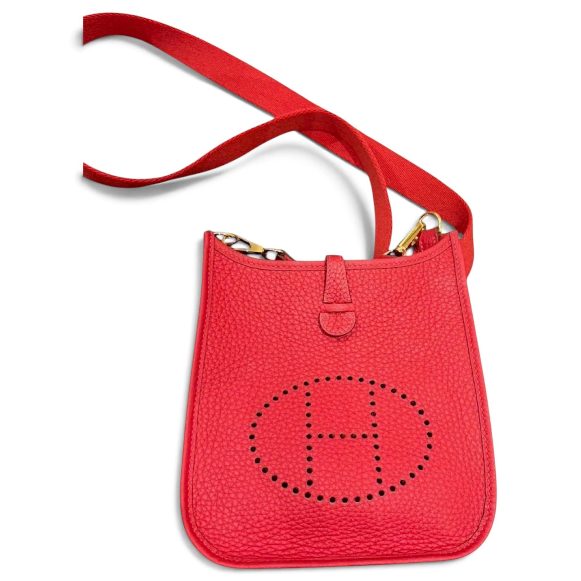 Mini Evelyne leather crossbody bag