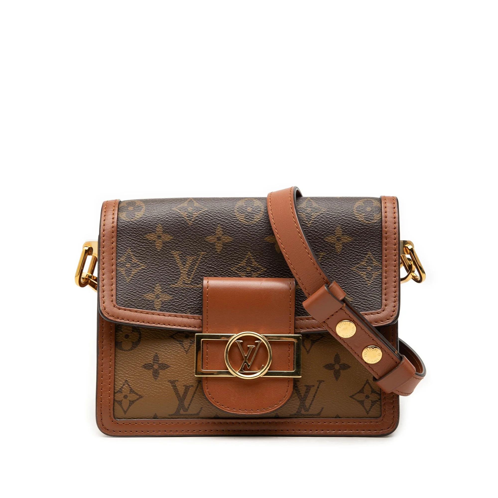 Dauphine leather satchel