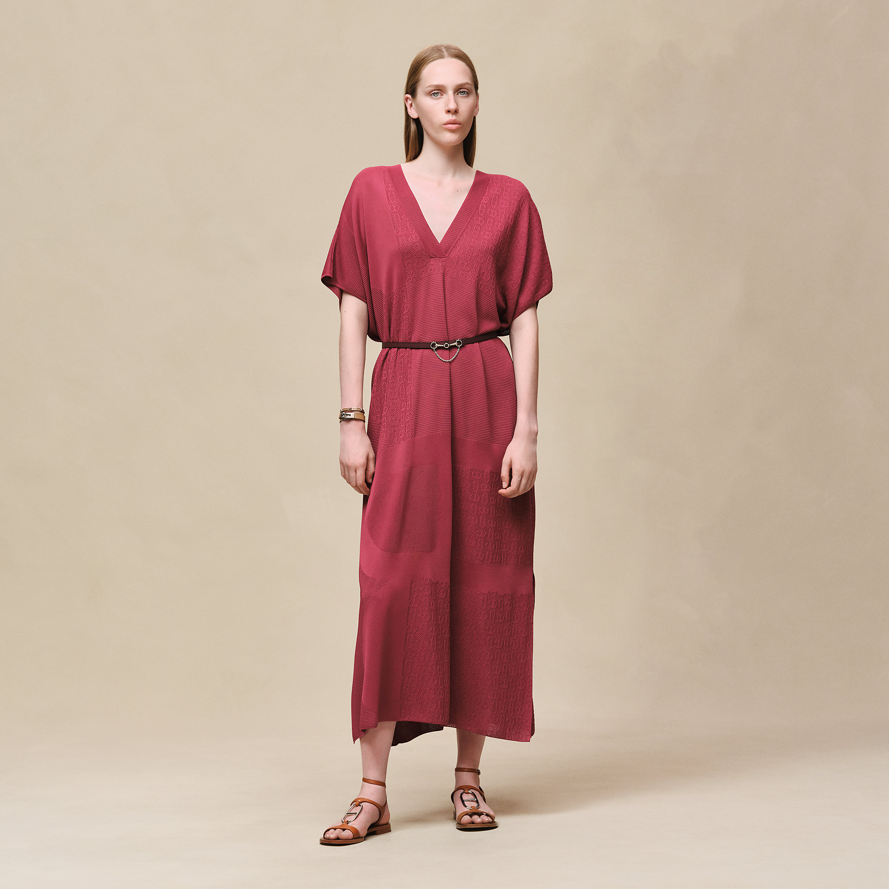 "Chaine d'Ancre" long caftan dress