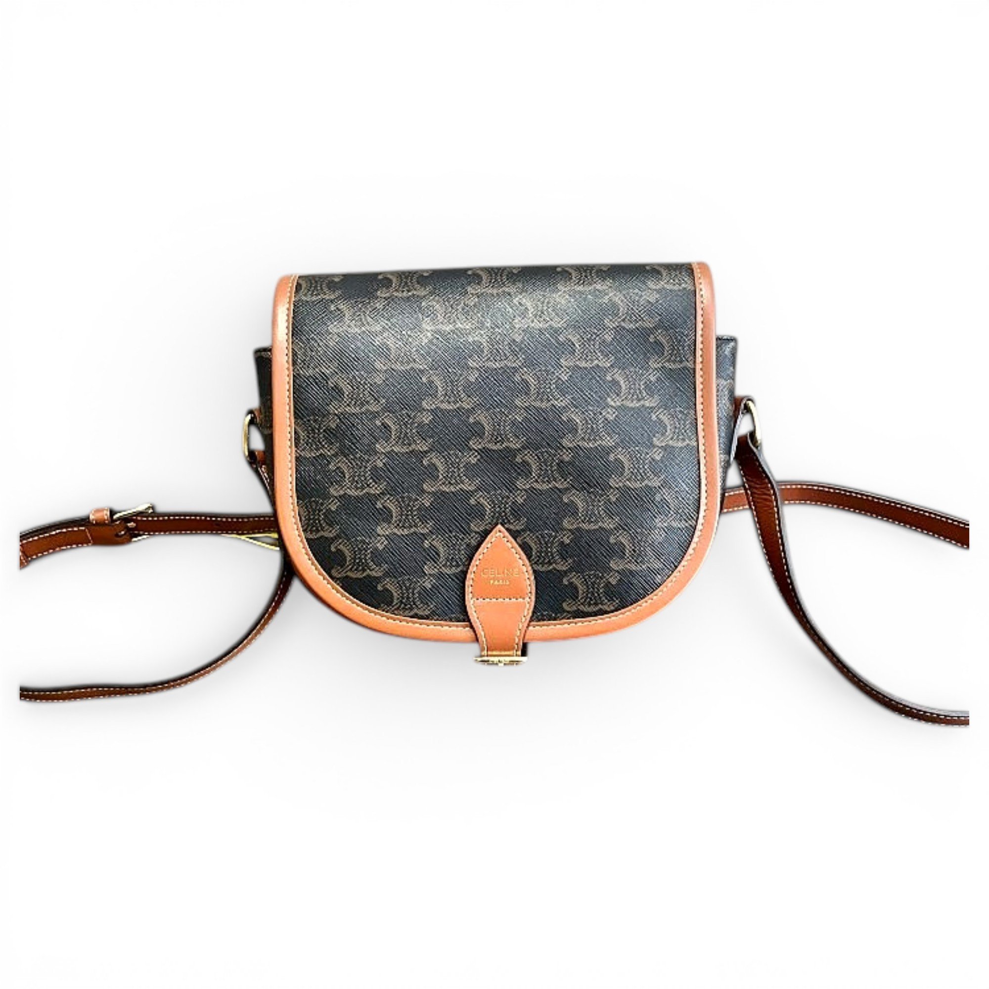 Folco leather crossbody bag