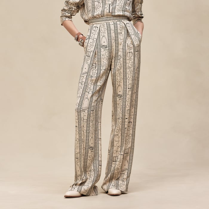 Beige Pierre d'Istrie "Cahier Du Colporteur" Pants
