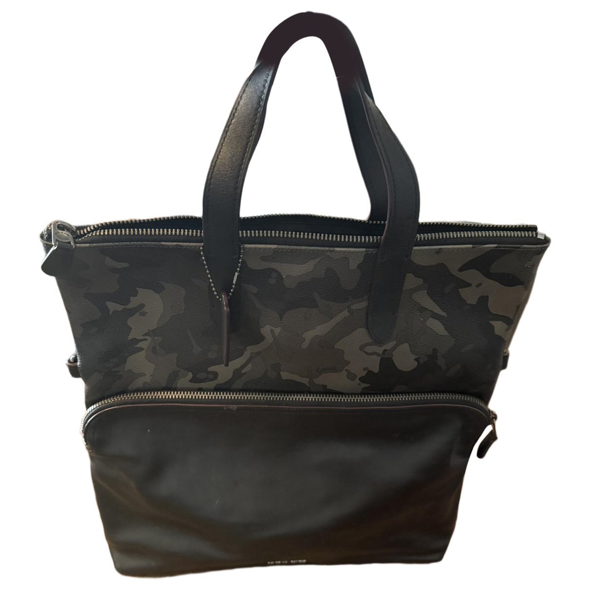 Leather tote