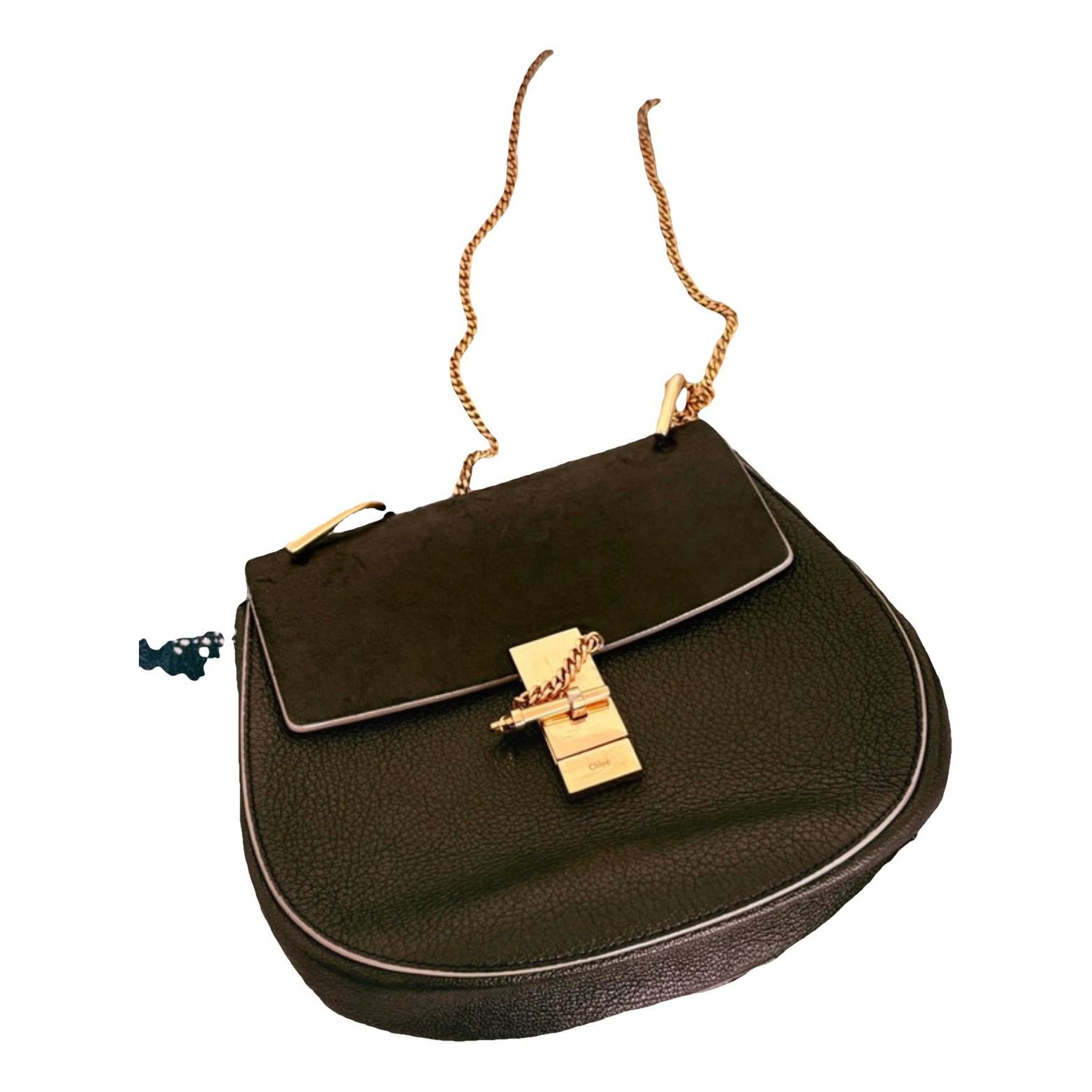 Drew leather crossbody bag