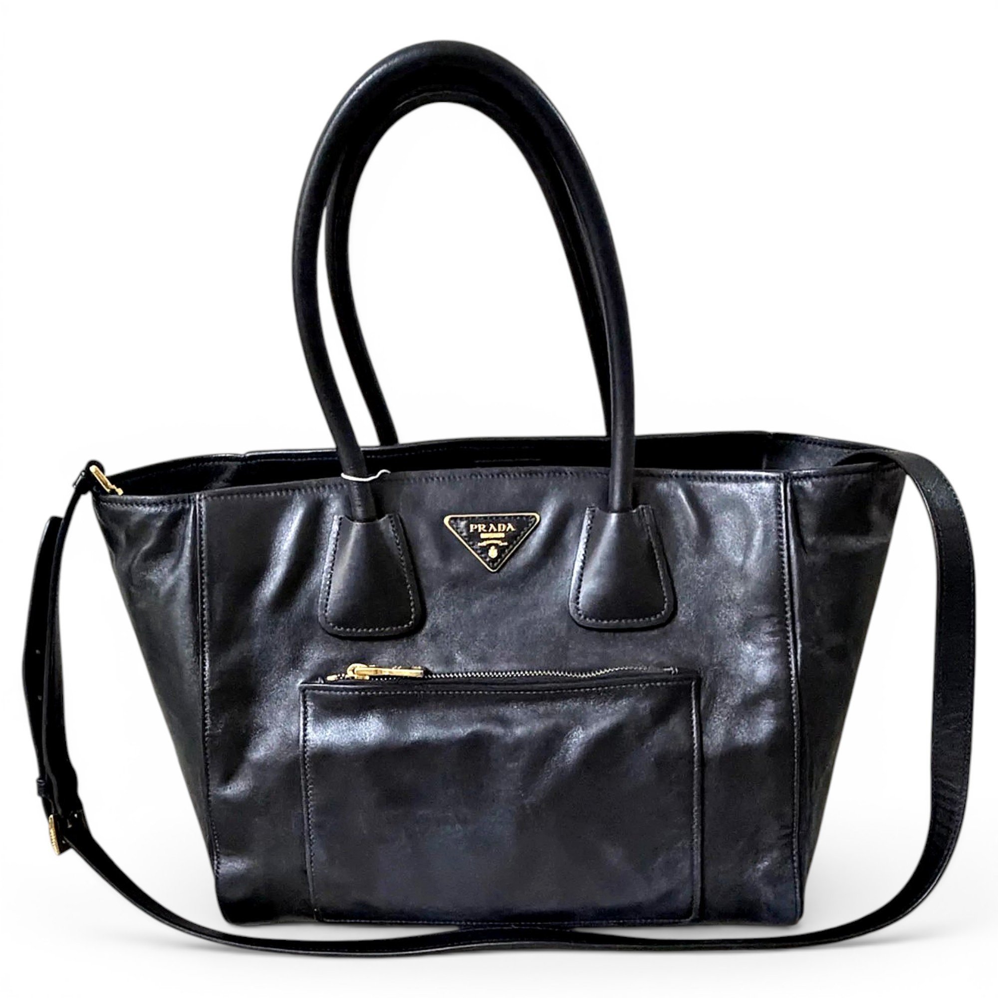 Leather crossbody bag
