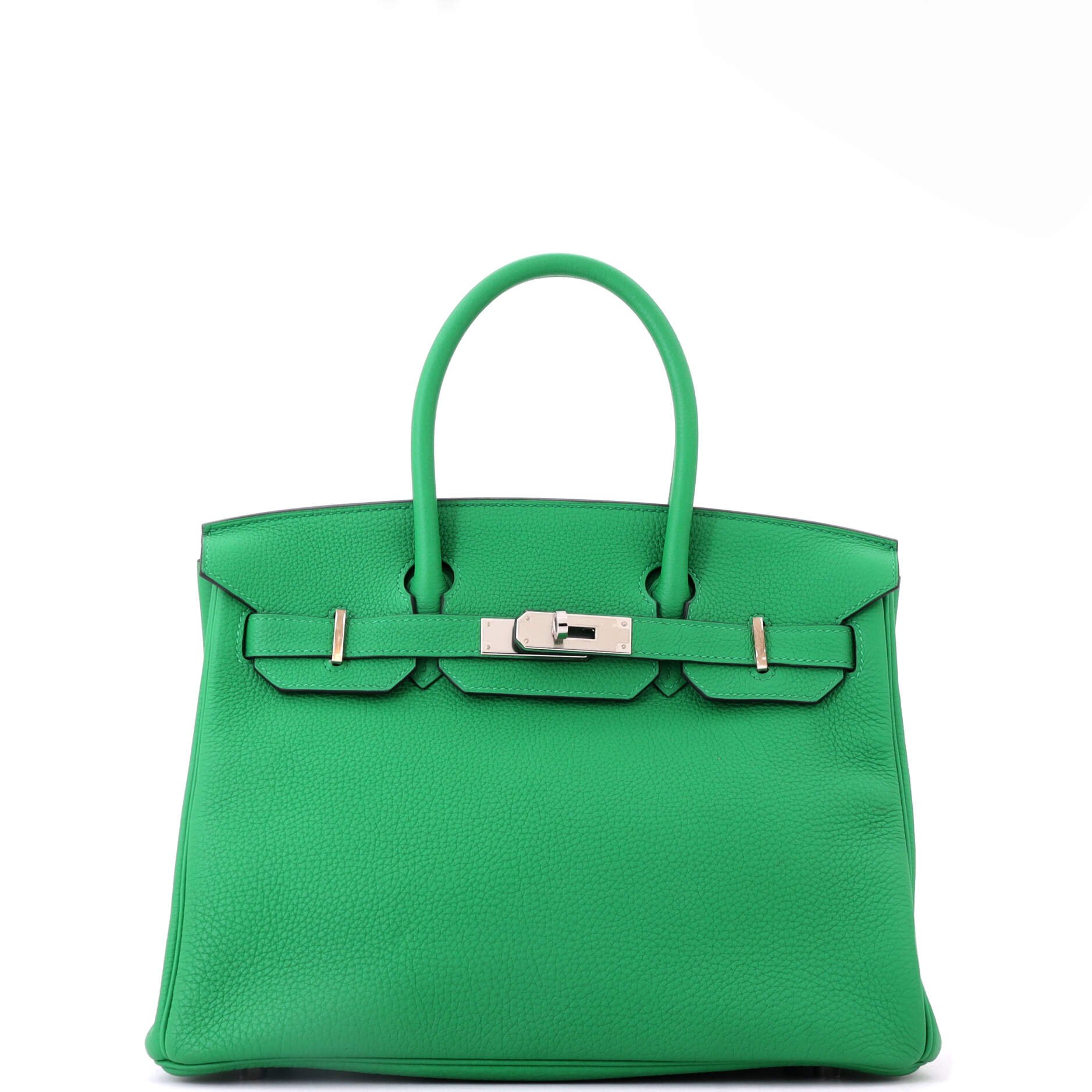 Birkin Handbag Verso Togo with Palladium Hardware 30