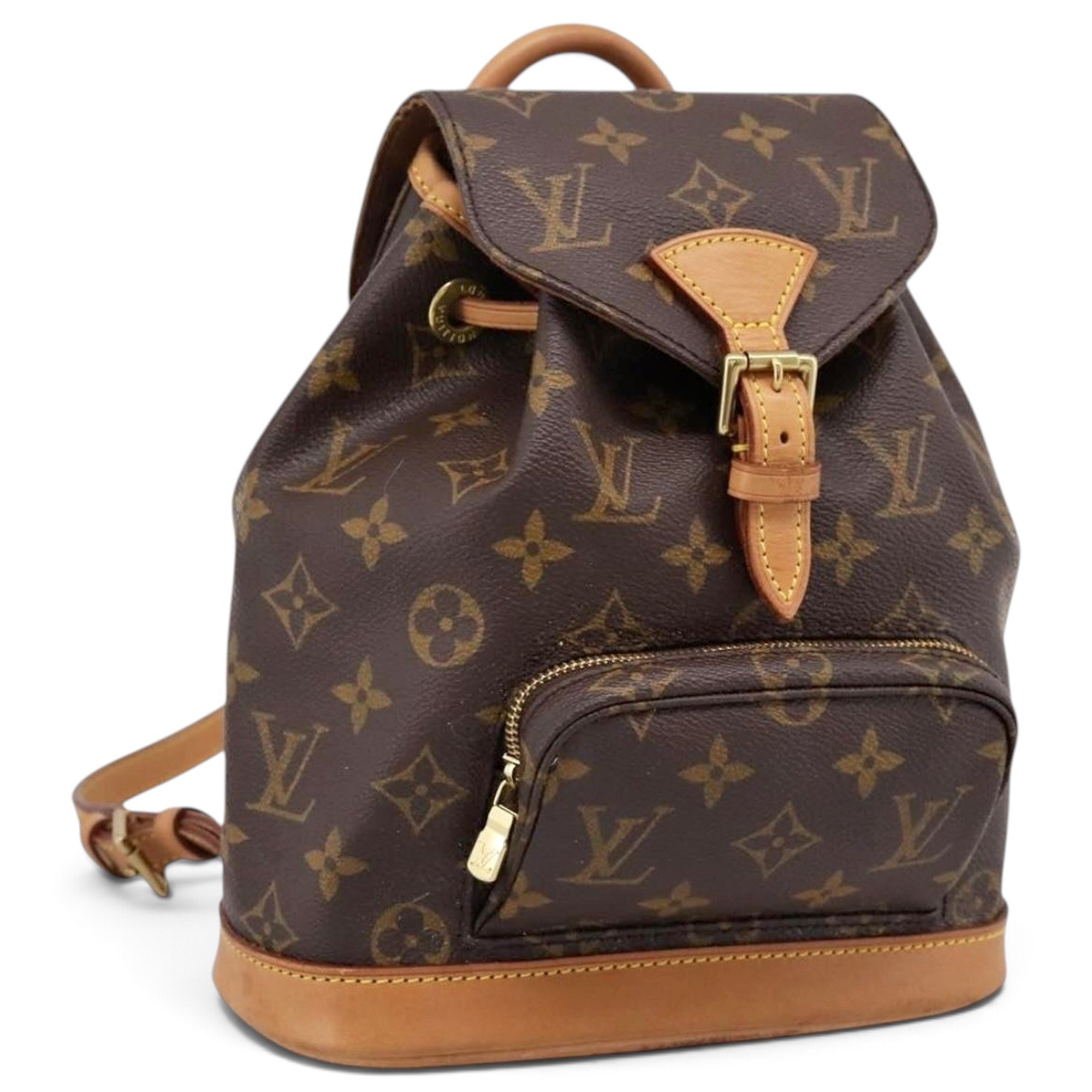 Montsouris leather backpack