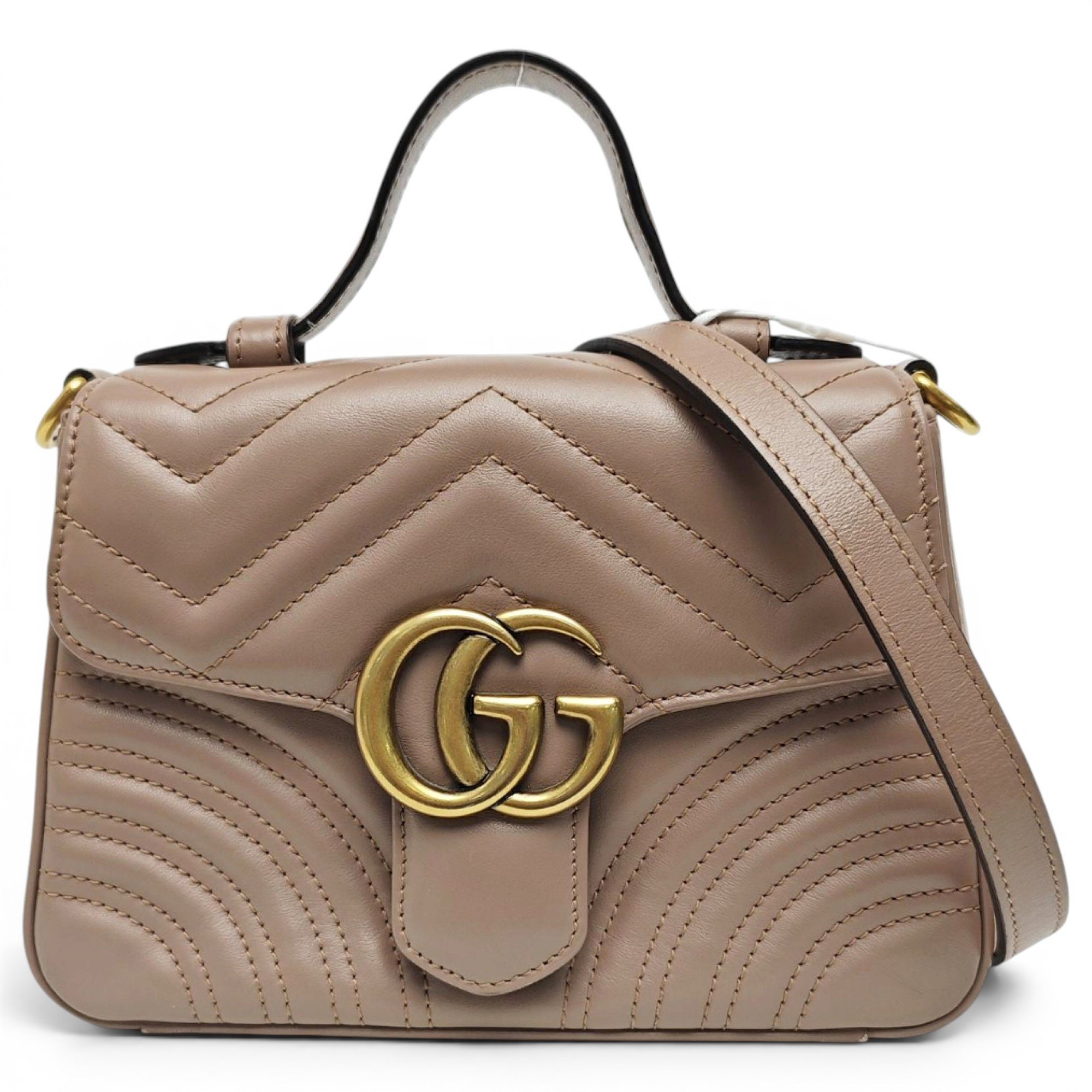 GG Marmont Flap leather handbag