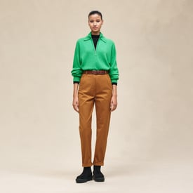 High collar sweater