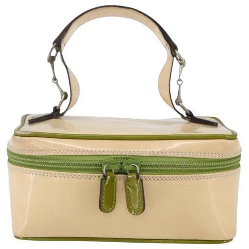 Patent leather handbag