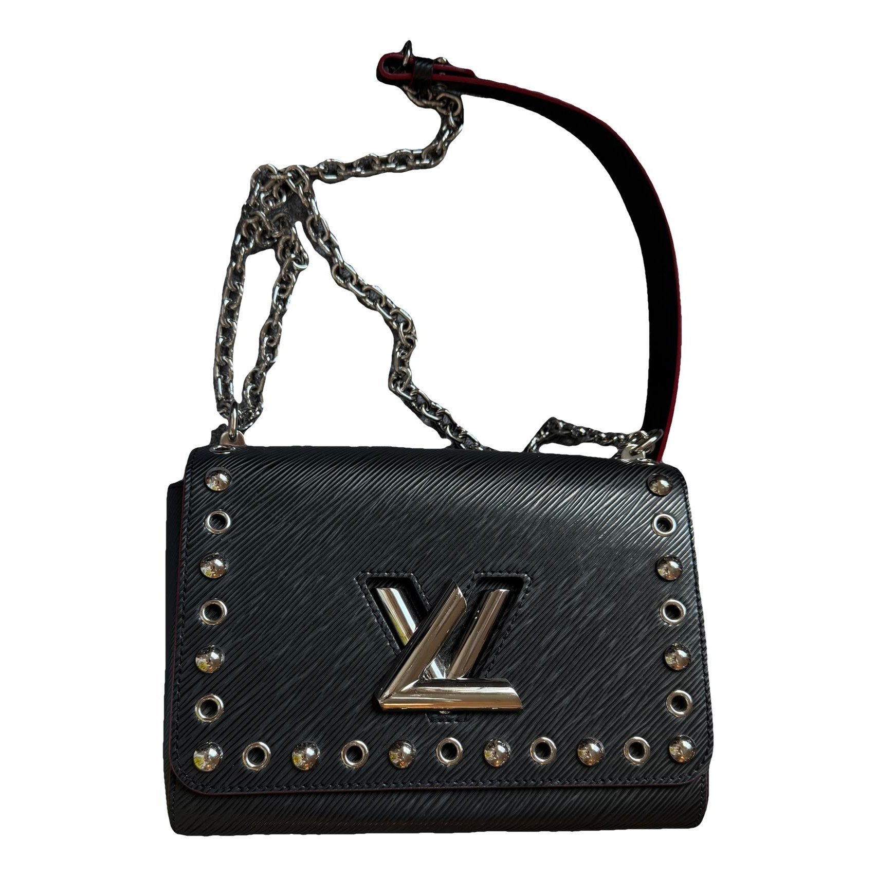 Twist leather crossbody bag