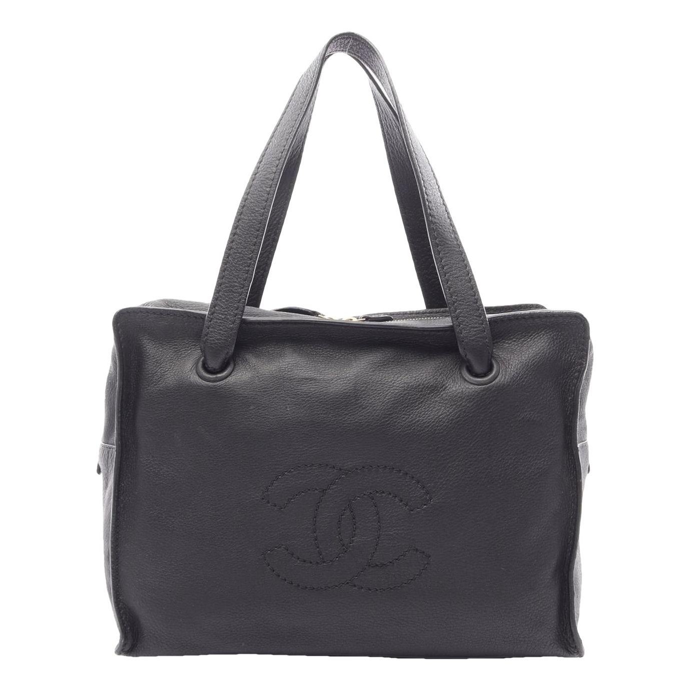 Leather tote