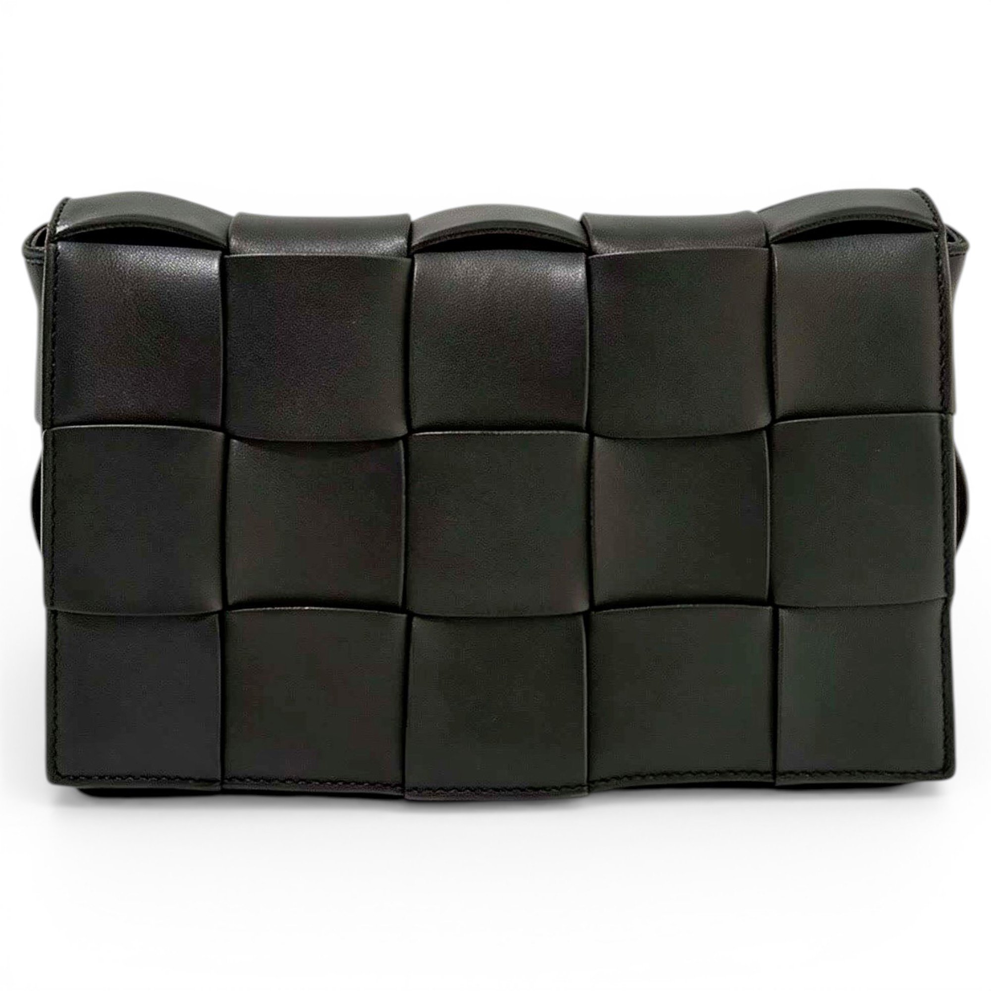 Cassette leather handbag