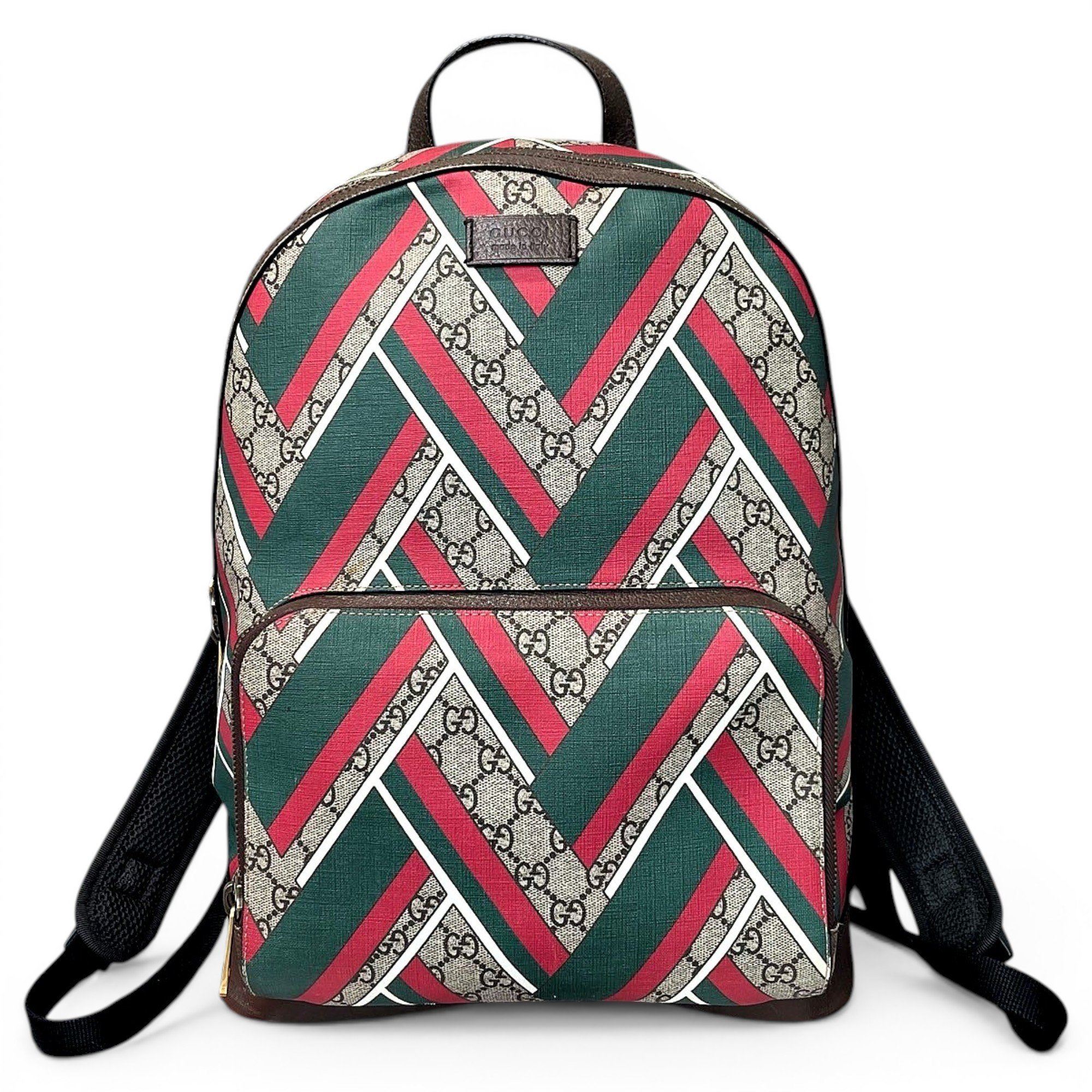 Leather backpack