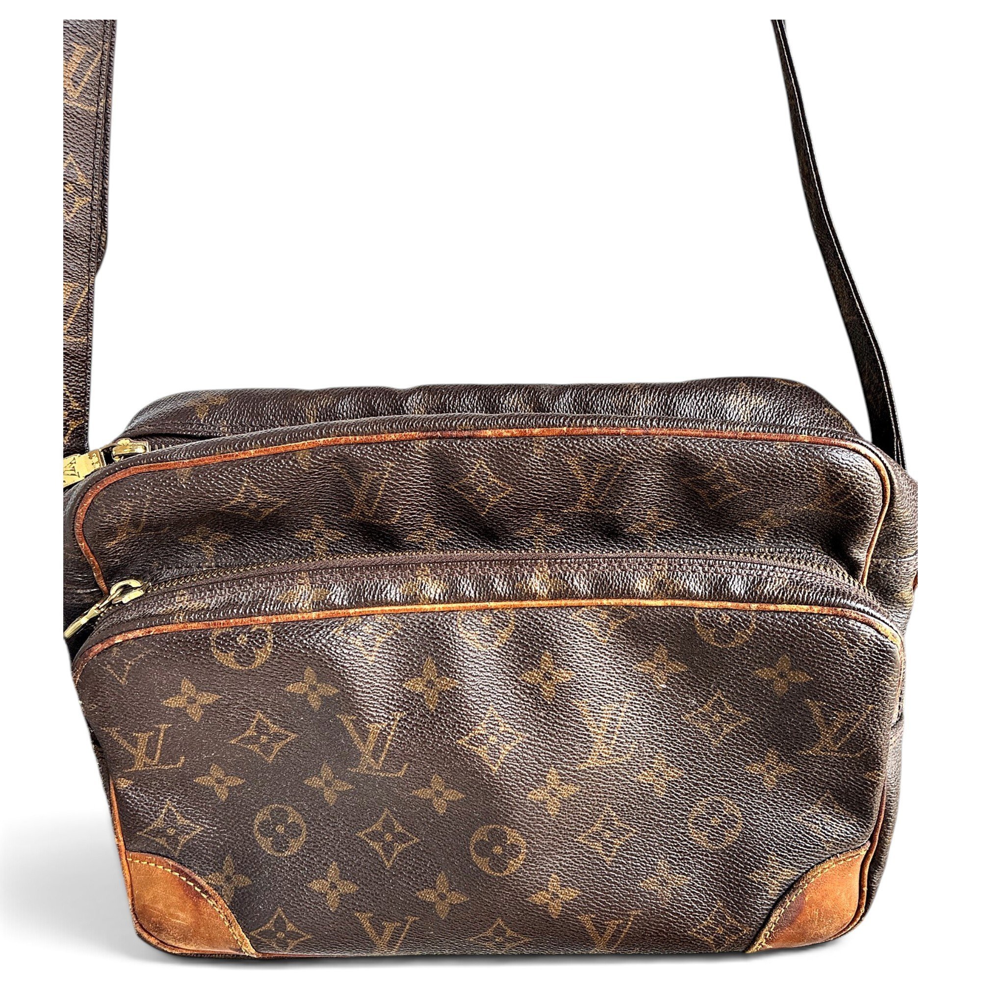 Nile leather crossbody bag