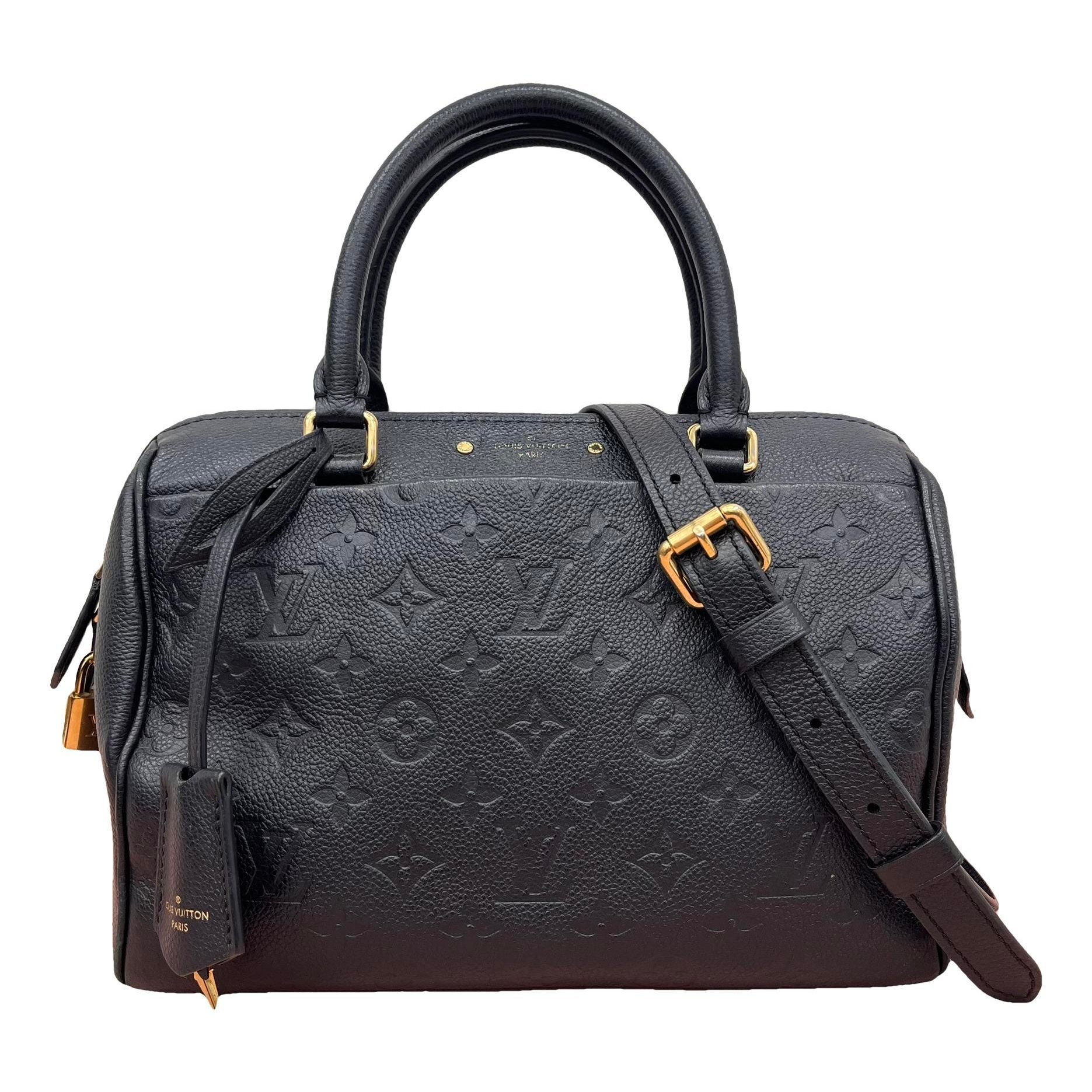 Speedy leather handbag