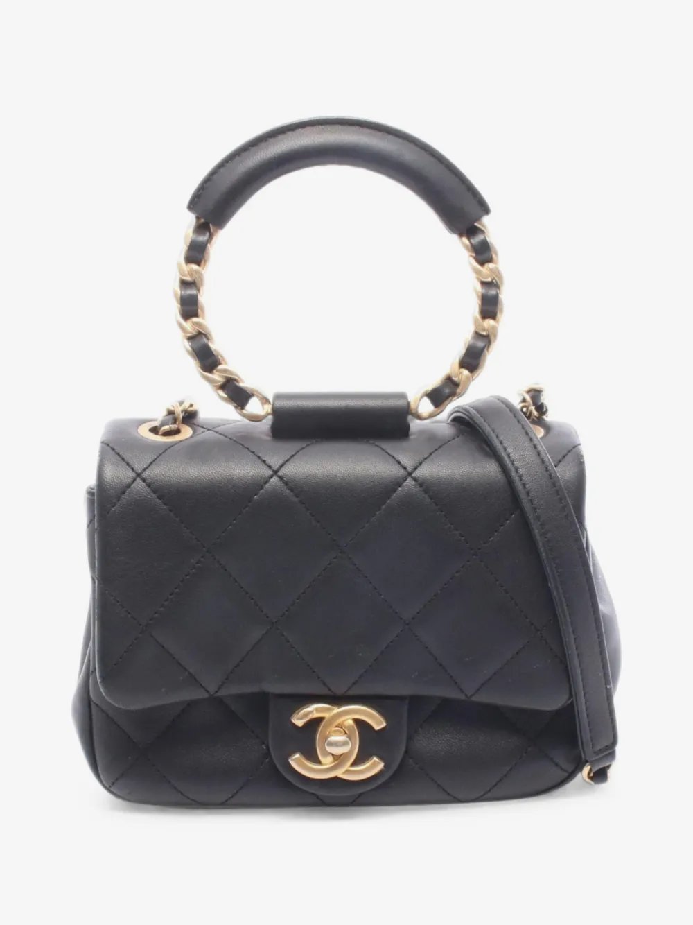 2019 Mini Quilted Lambskin In The Loop Flap satchel
