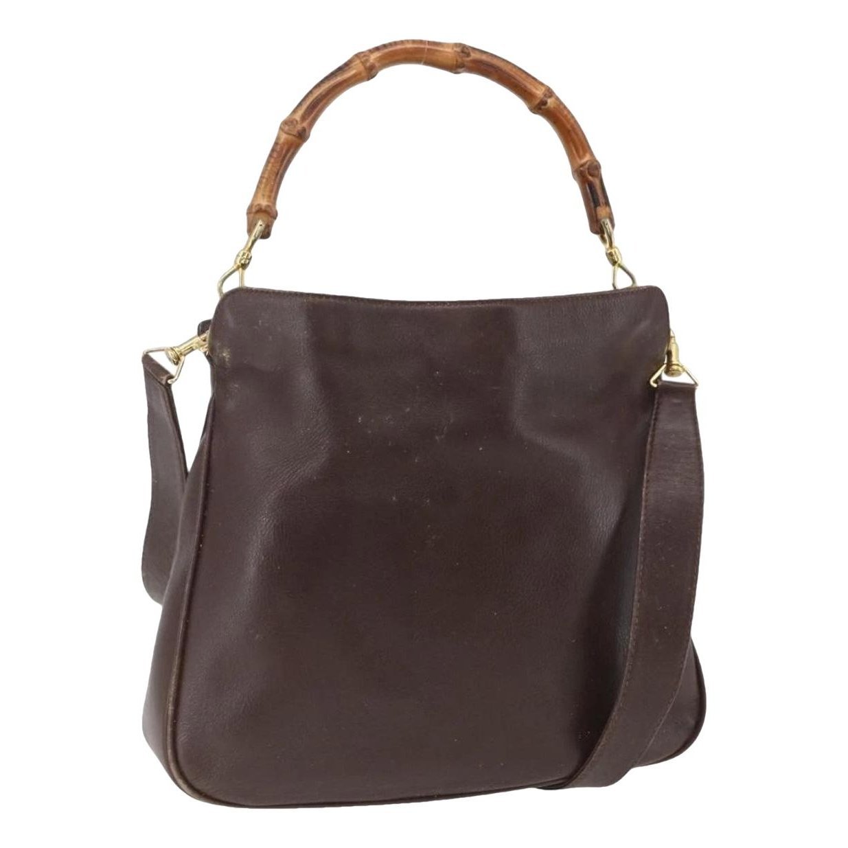 Bamboo leather handbag